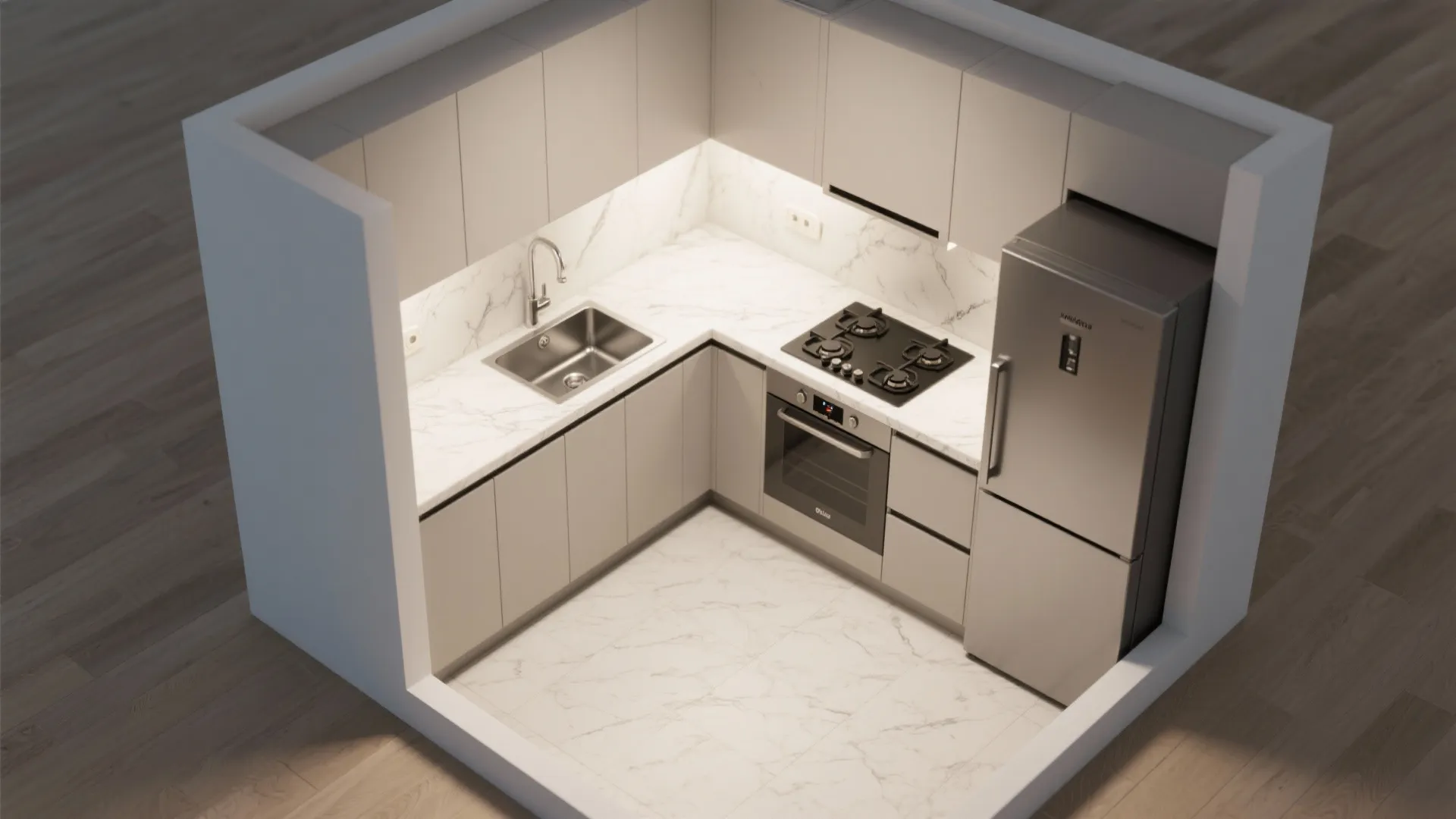 L-Shaped Layout for Everyday Efficiency