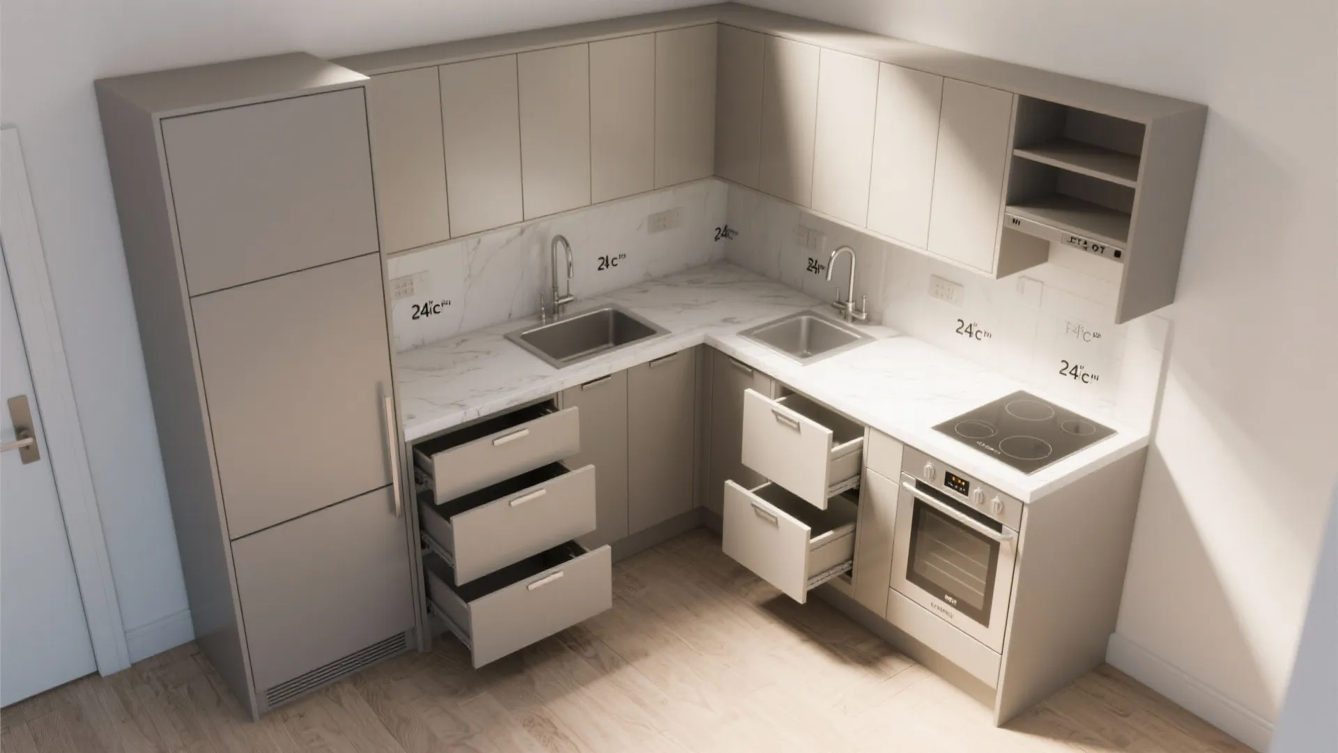 Minimalist Kitchen Storage