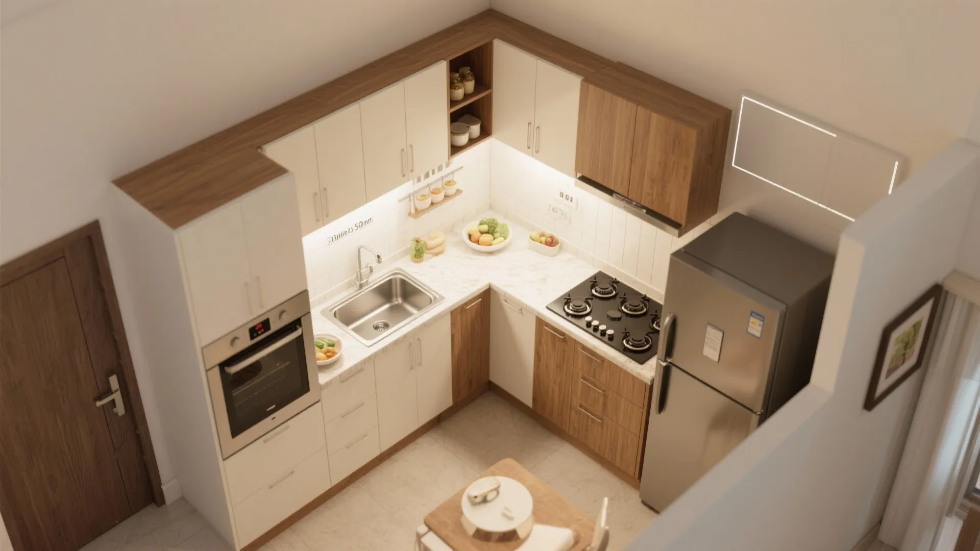 L-Shaped Layout to Unlock Counter Space