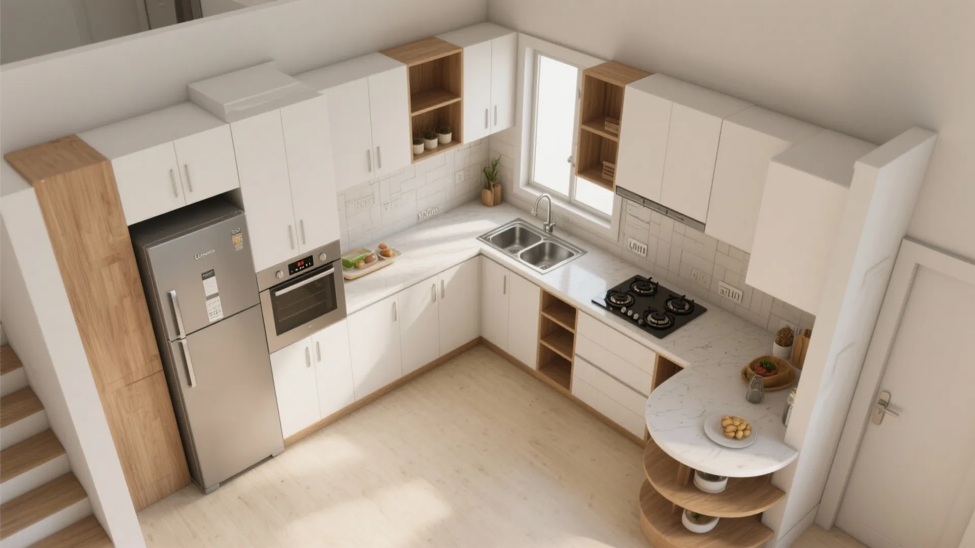 L-Shaped Kitchen Layouts for Better Flow
