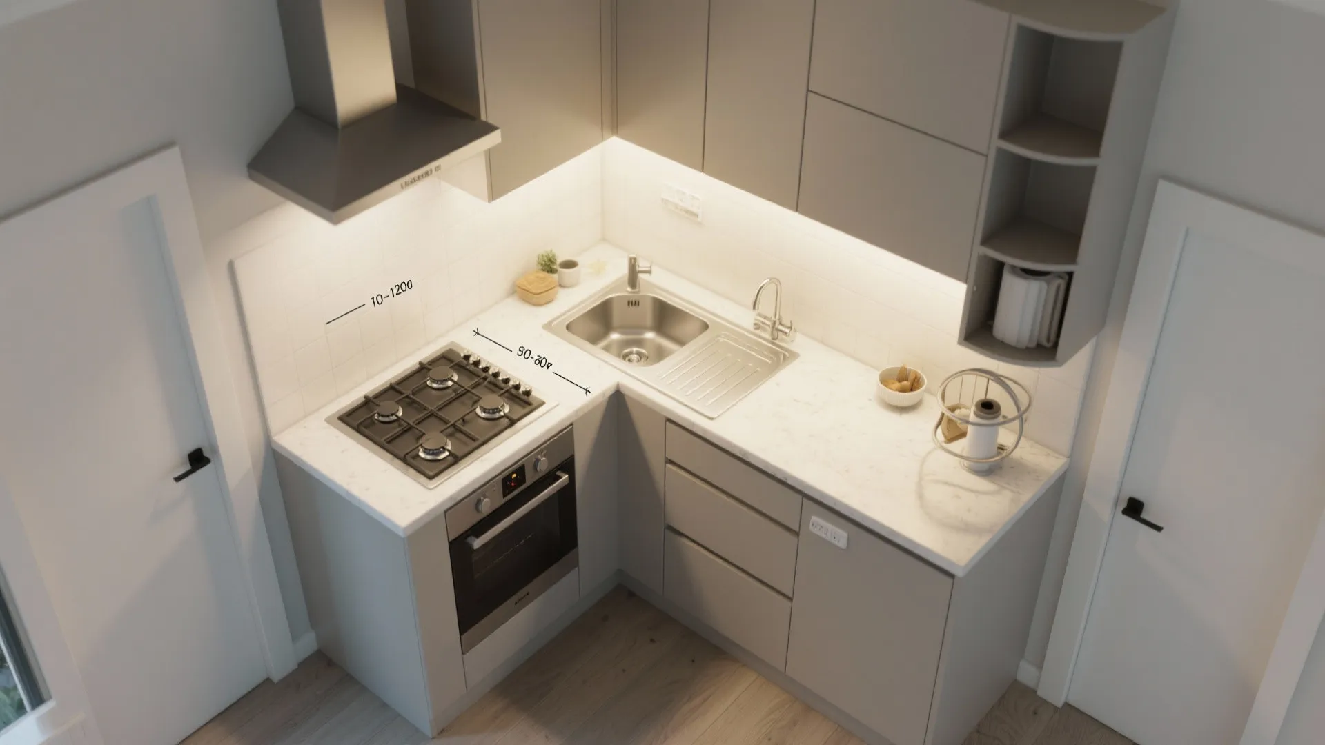 Smart L-Shaped Layouts