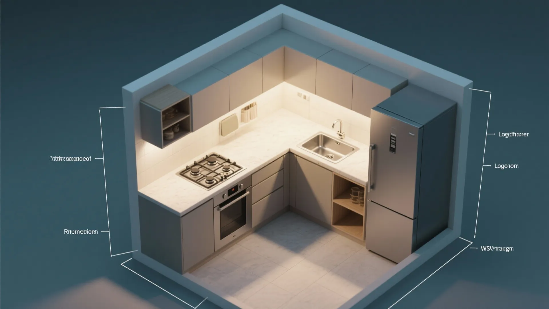 L-Shaped Layout to Unlock Counter Space