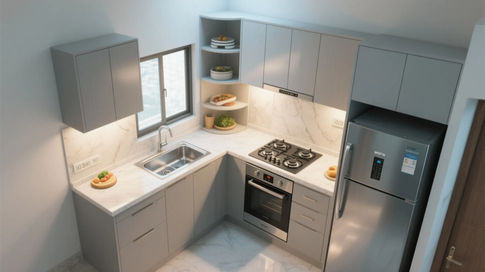 L-Shaped Micro-Layout That Works Hard