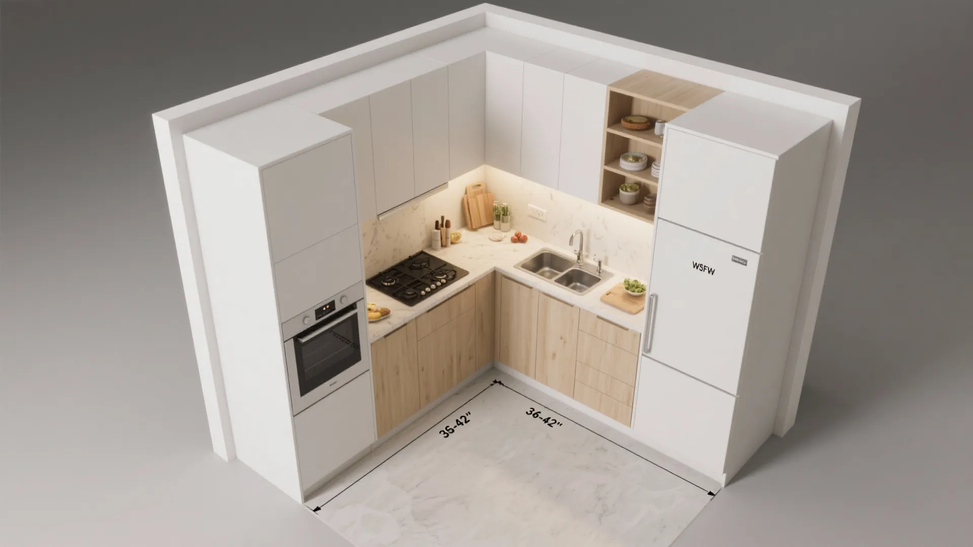 Smart L-Shaped Flow in Tight Footprints