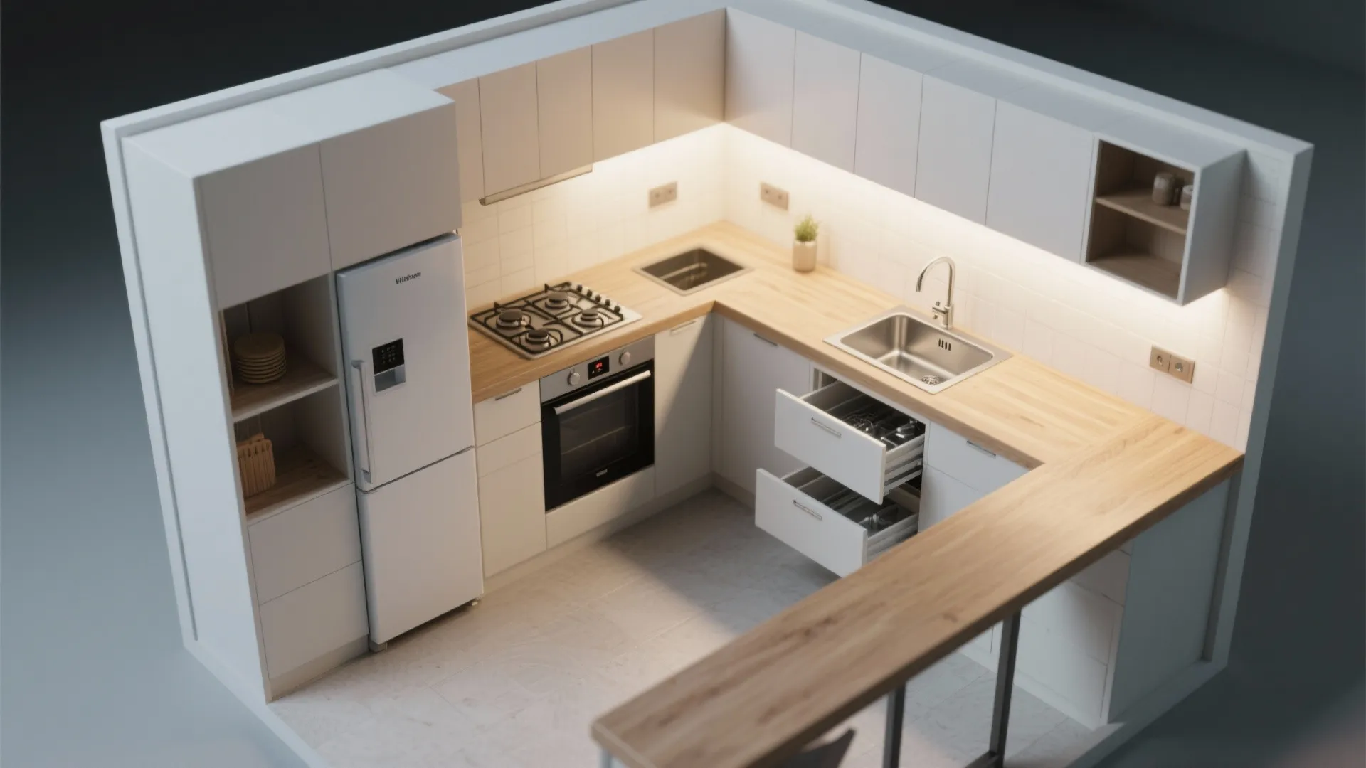 L-Shaped Layouts That Unlock Countertop Space