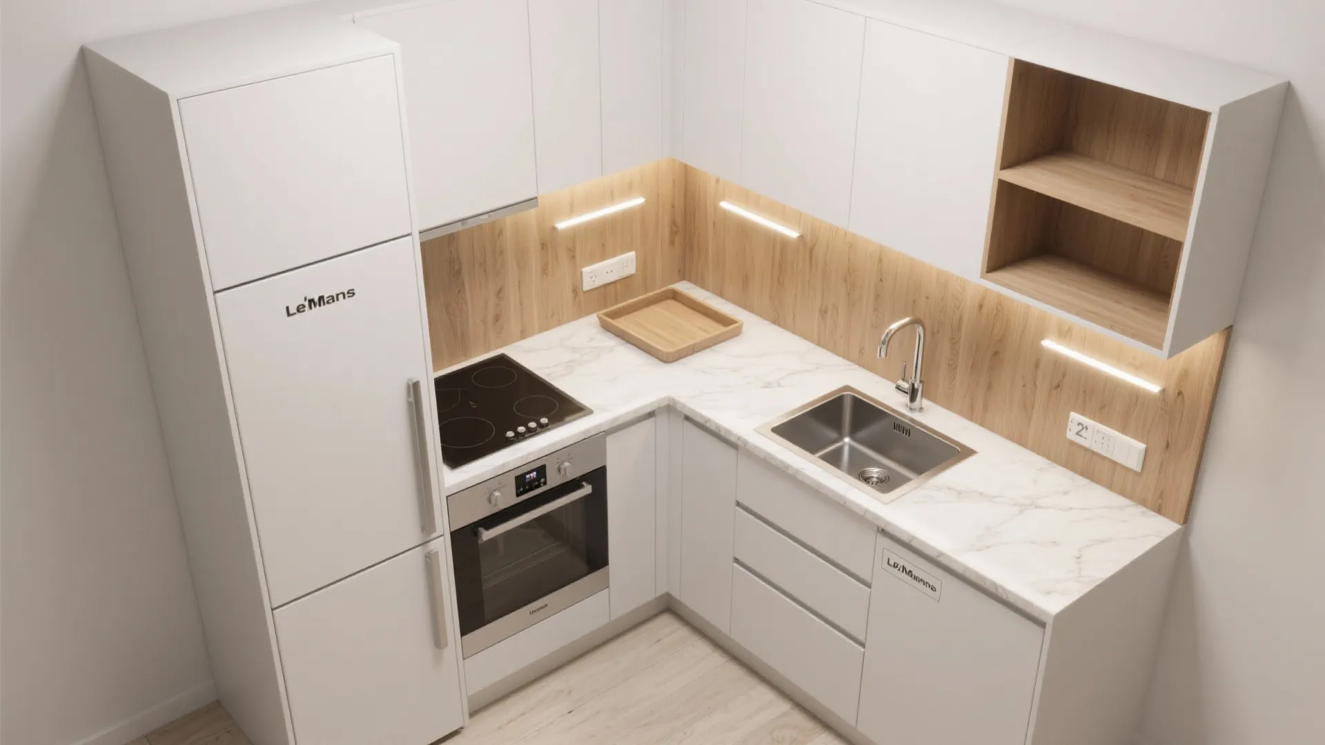 L-Shaped Layout That Unlocks Counter Space