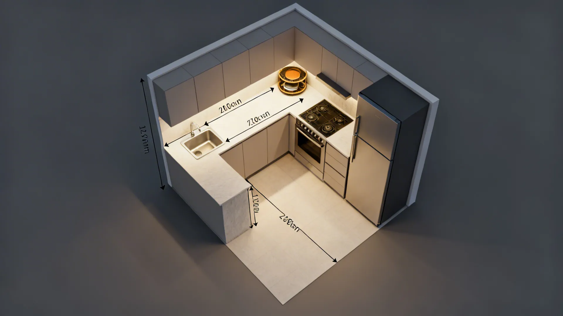 L-Shaped Micro-Layout to Unlock Counter Space