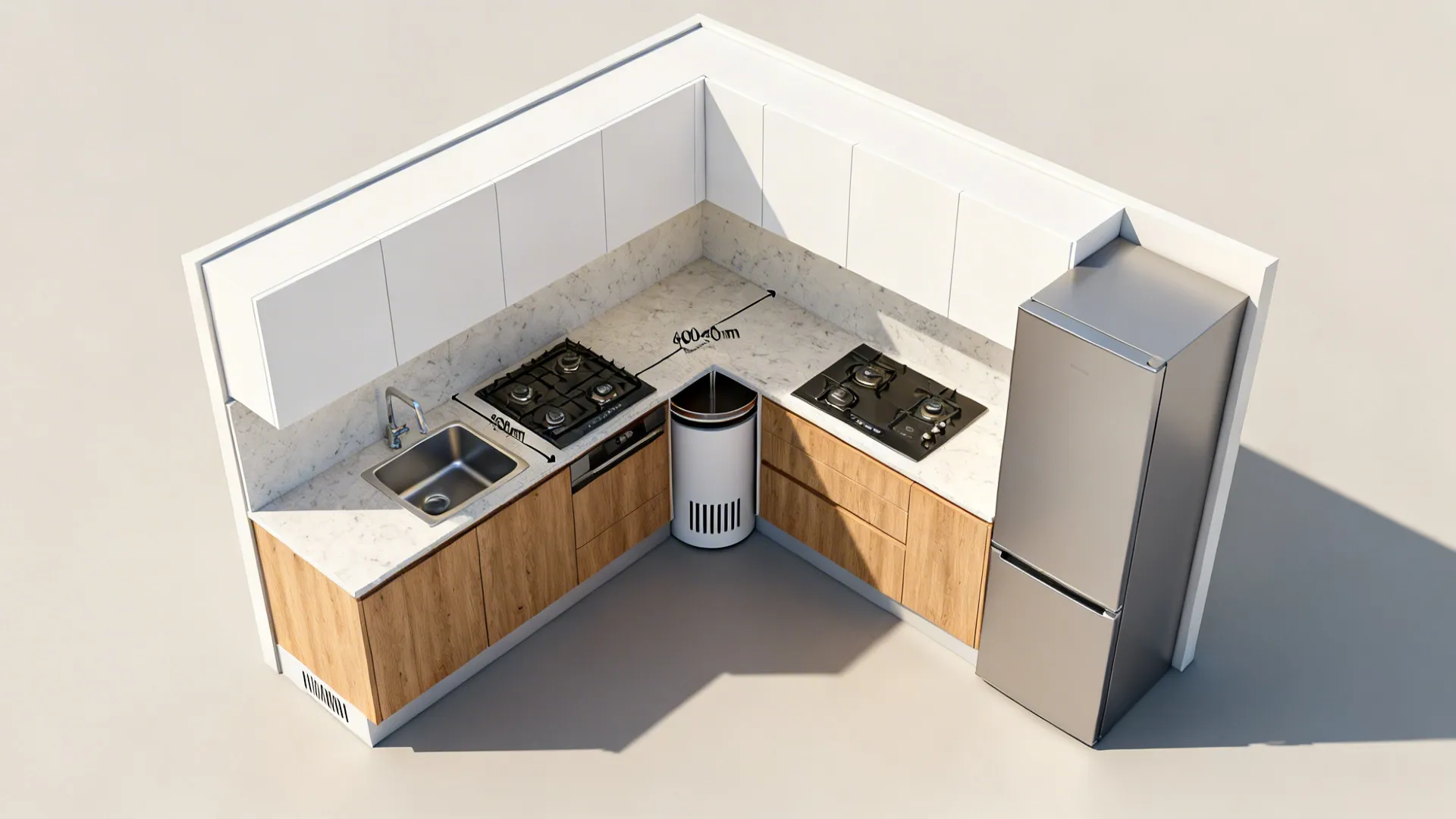 Compact L-Shaped Layout that Works Hard