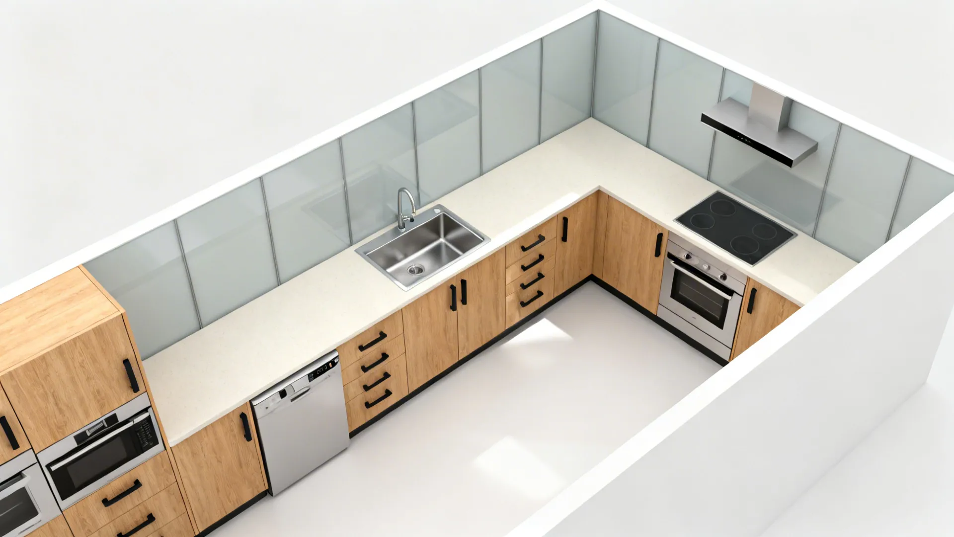 L-Shaped Layout to Unlock Counter Space