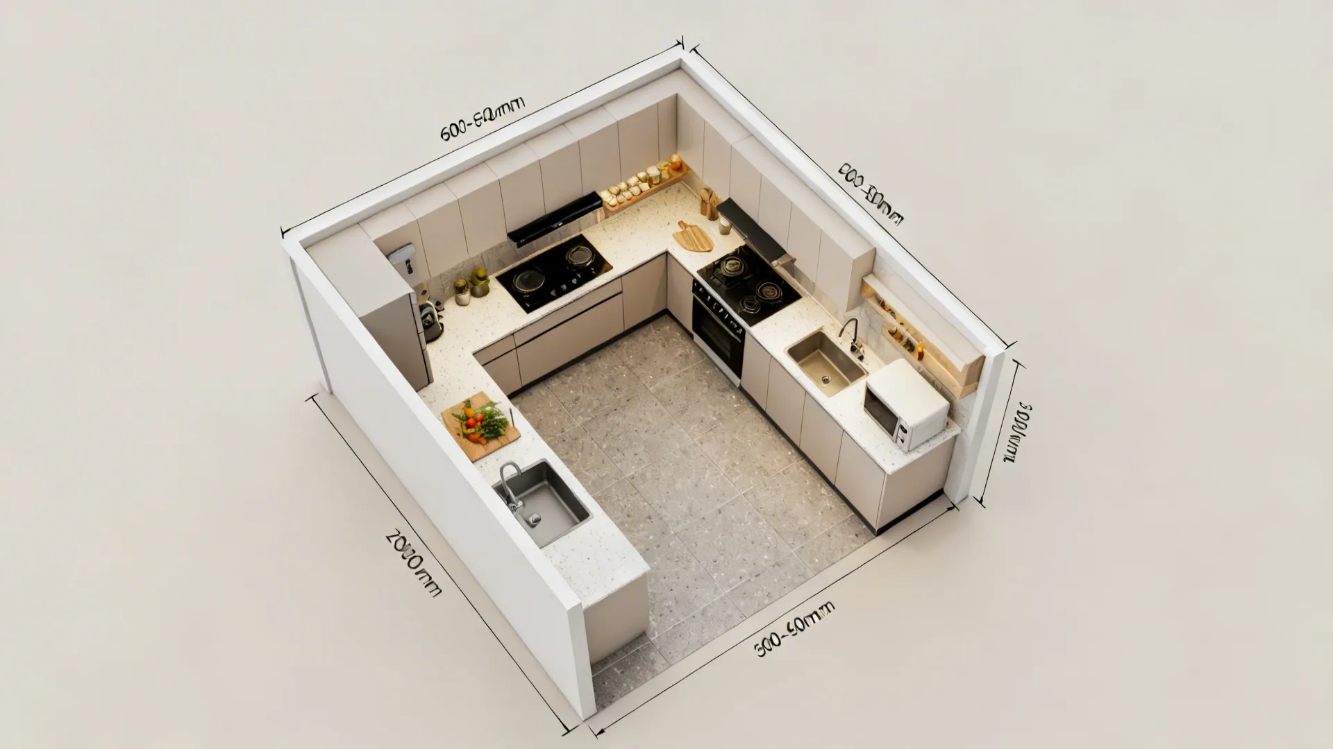 L-Shaped Kitchens to Maximize Countertops