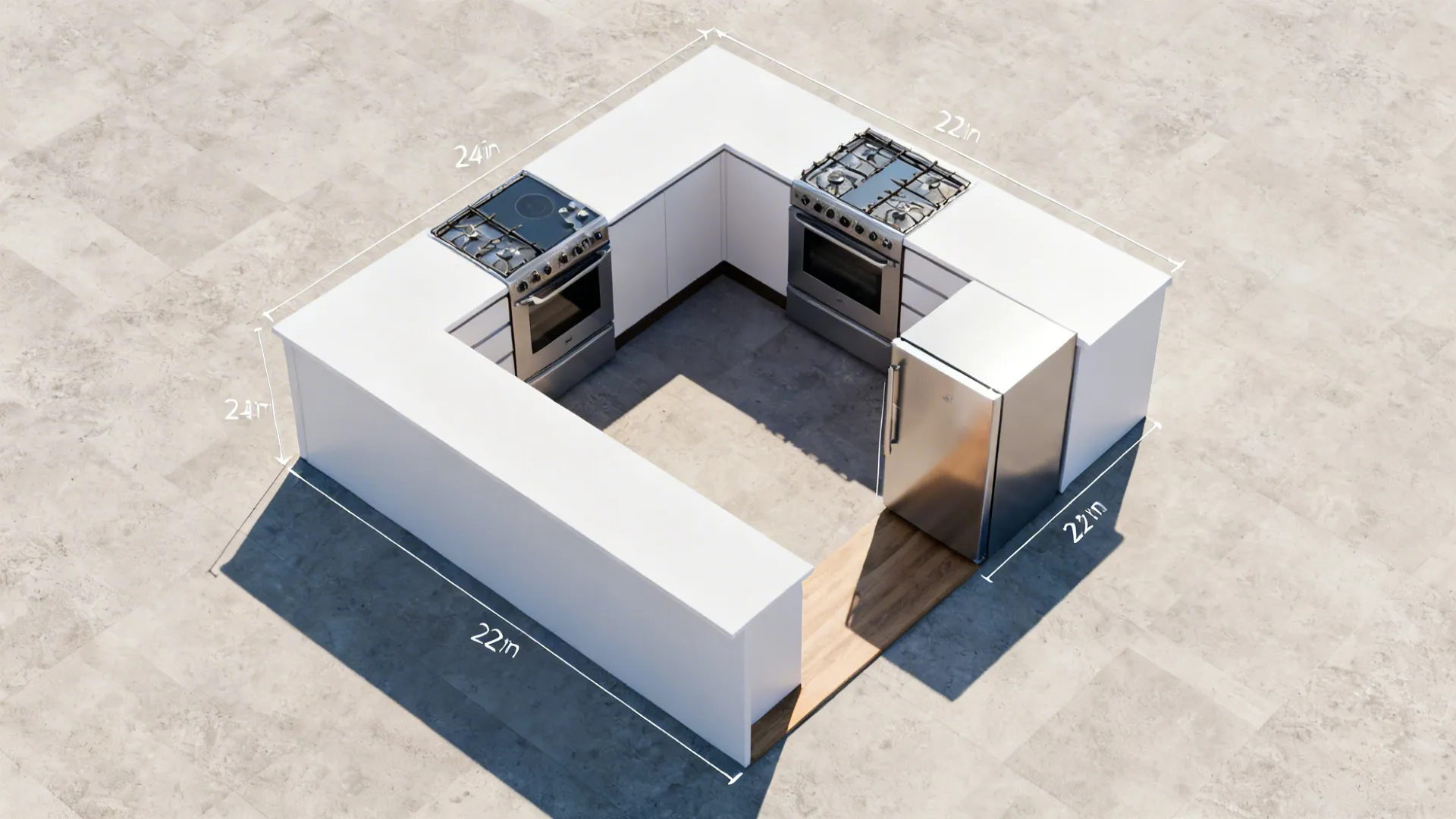 L-Shaped Layout to Unlock More Counter Space