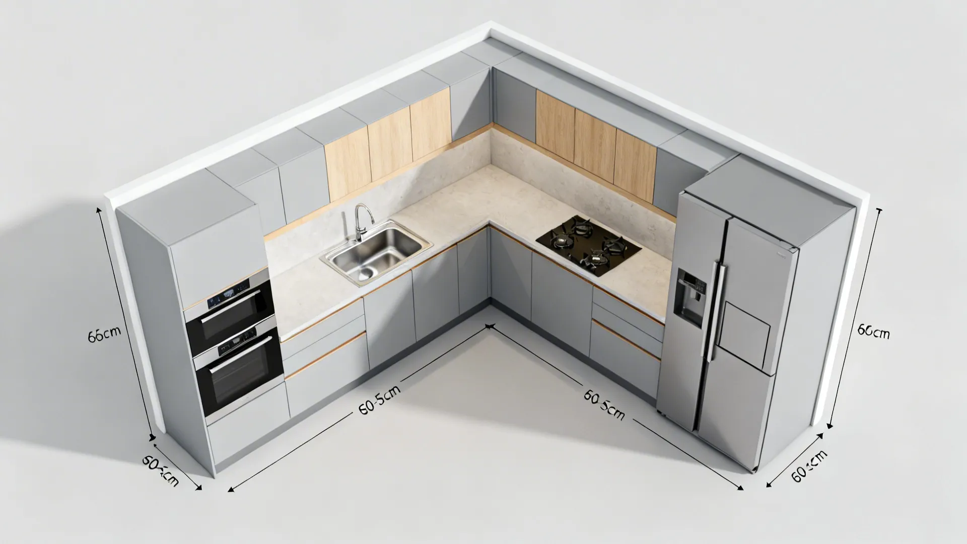 Idea 3: L-Shaped Layout to Unlock Counter Space