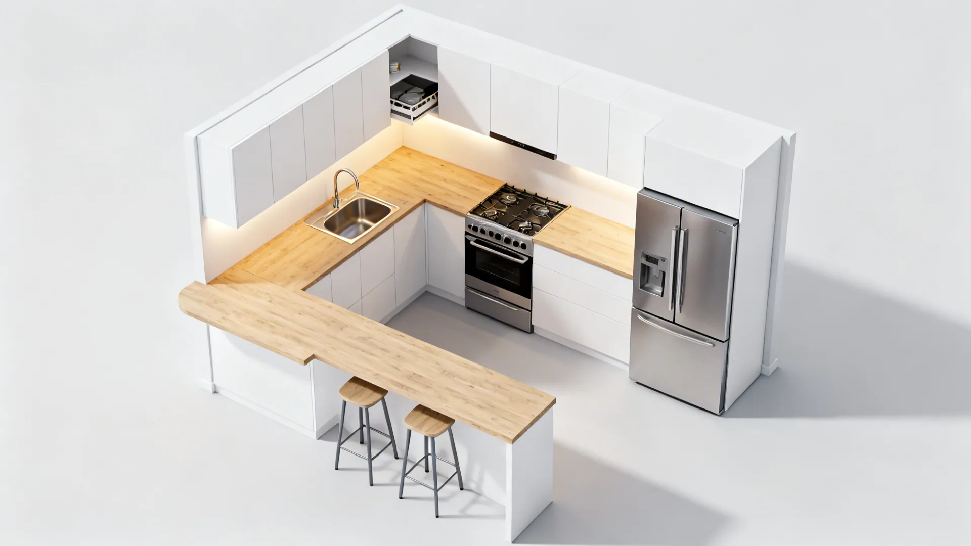 L-Shape Layout to Unlock Prep Zone and Flow