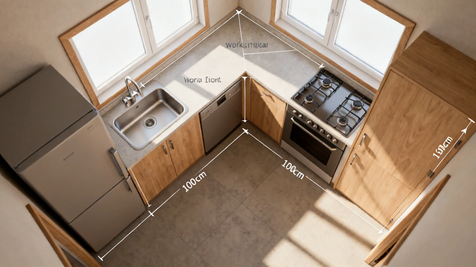 L-Shaped Layout to Unlock Continuous Counter Space
