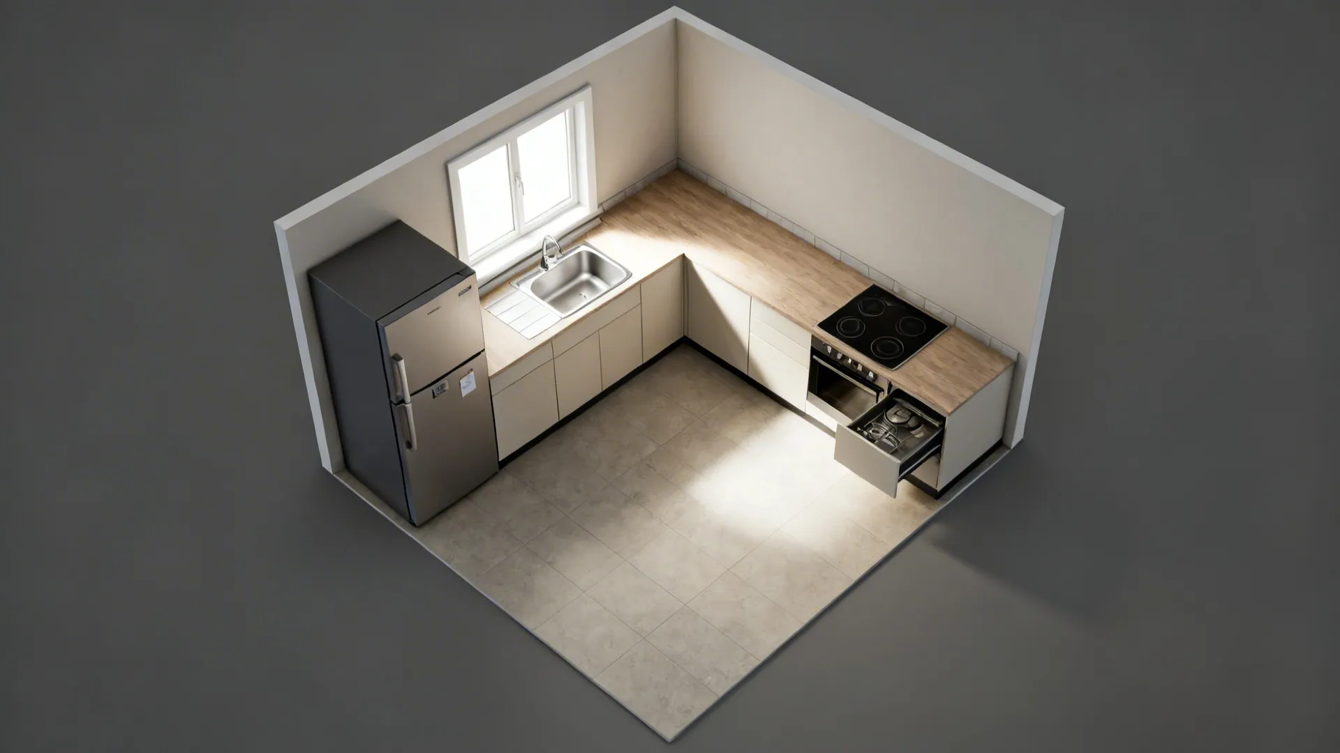 L-Shaped Layouts That Free Counter Space