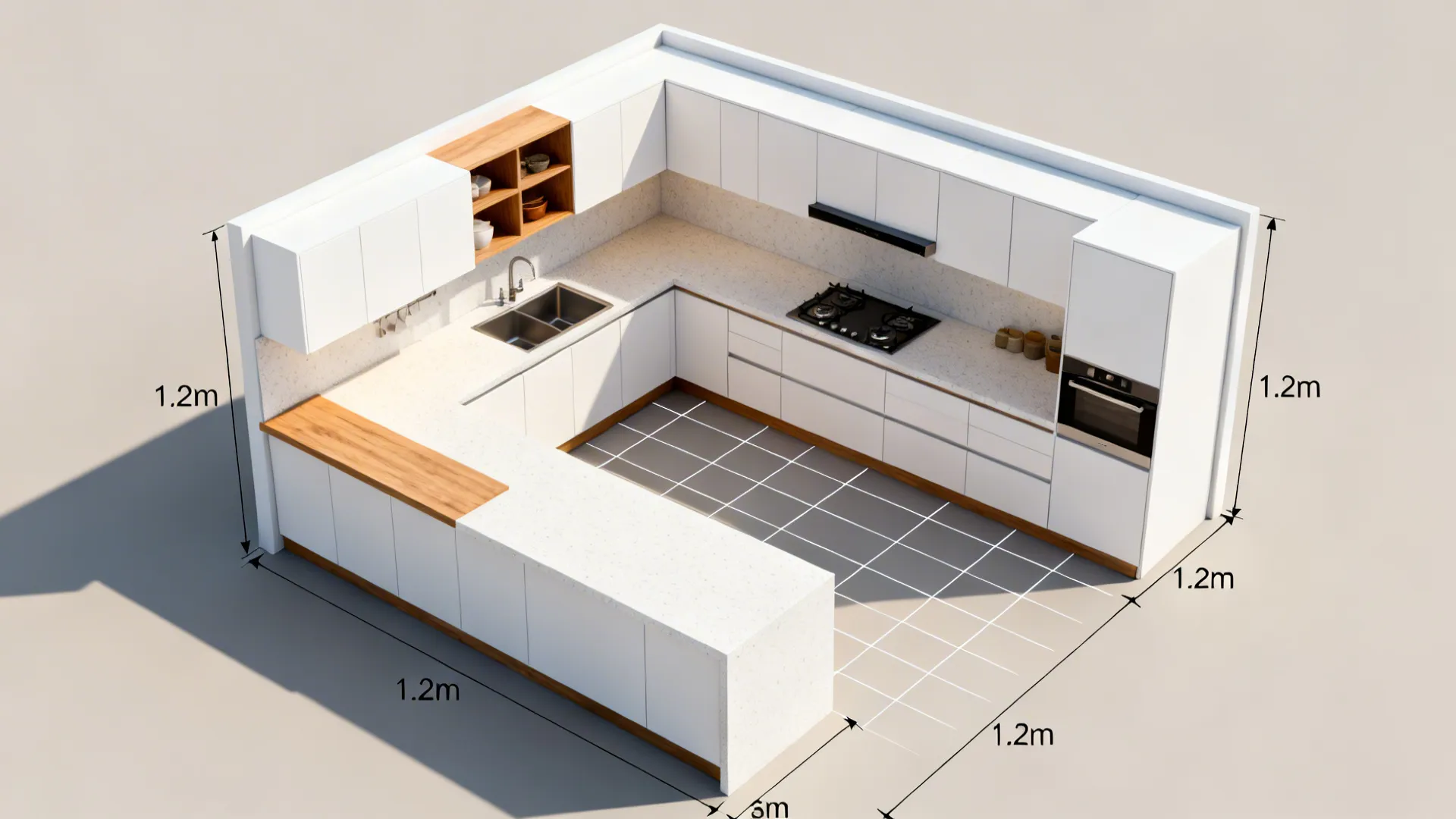 L-Shaped Layouts That Free Up Counter Space