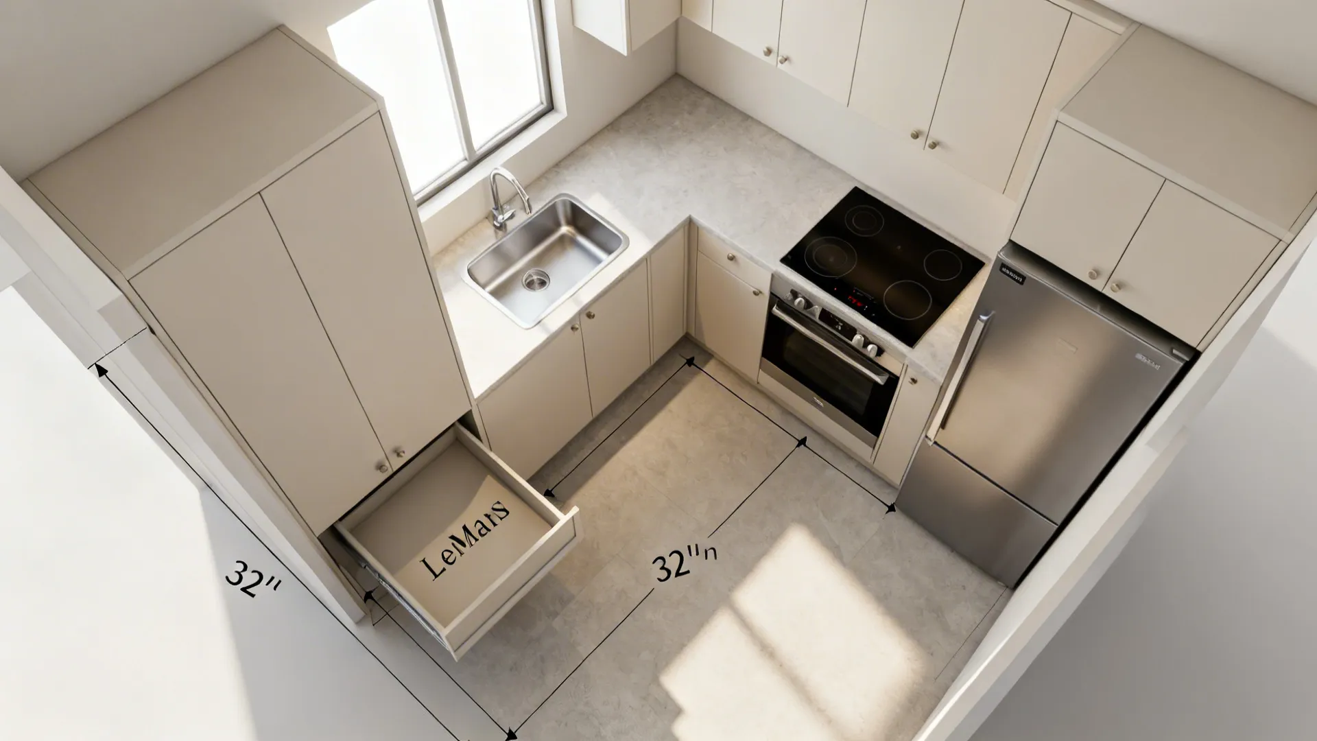 Compact L-Shaped Layouts for Better Flow