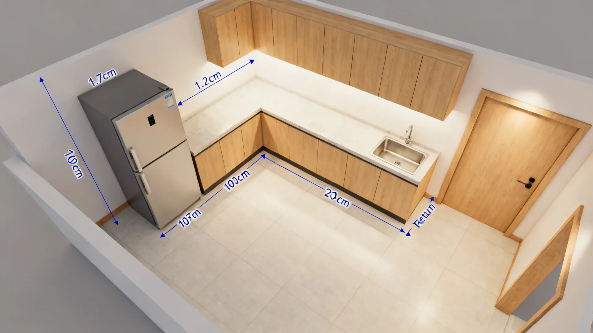 L-Shaped Layout for Small Footprints