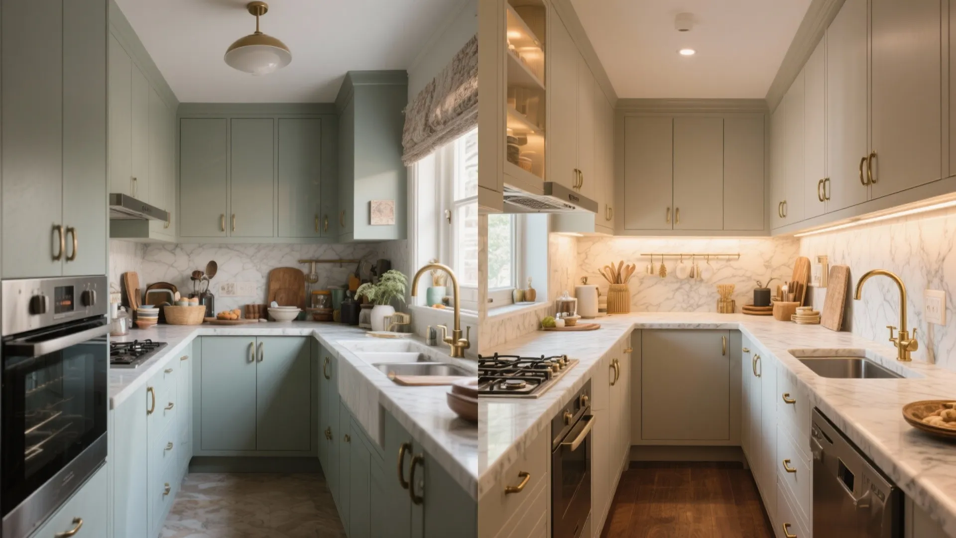 Textured Stone + Brass Layers