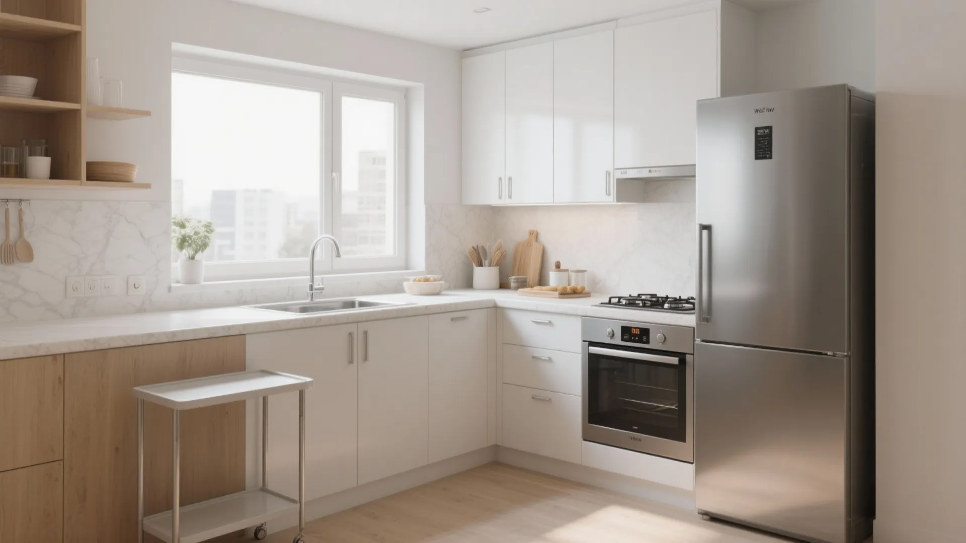 L-Shaped Layout to Unlock Counter Space