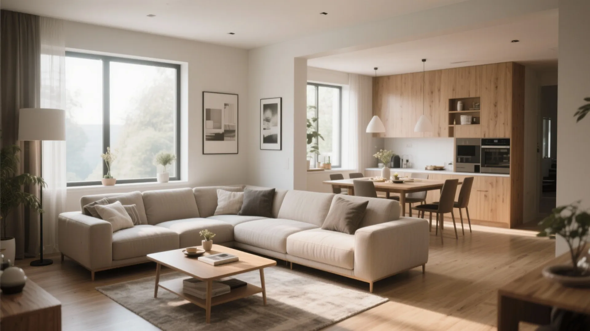 3. L-Shaped Furniture Arrangement