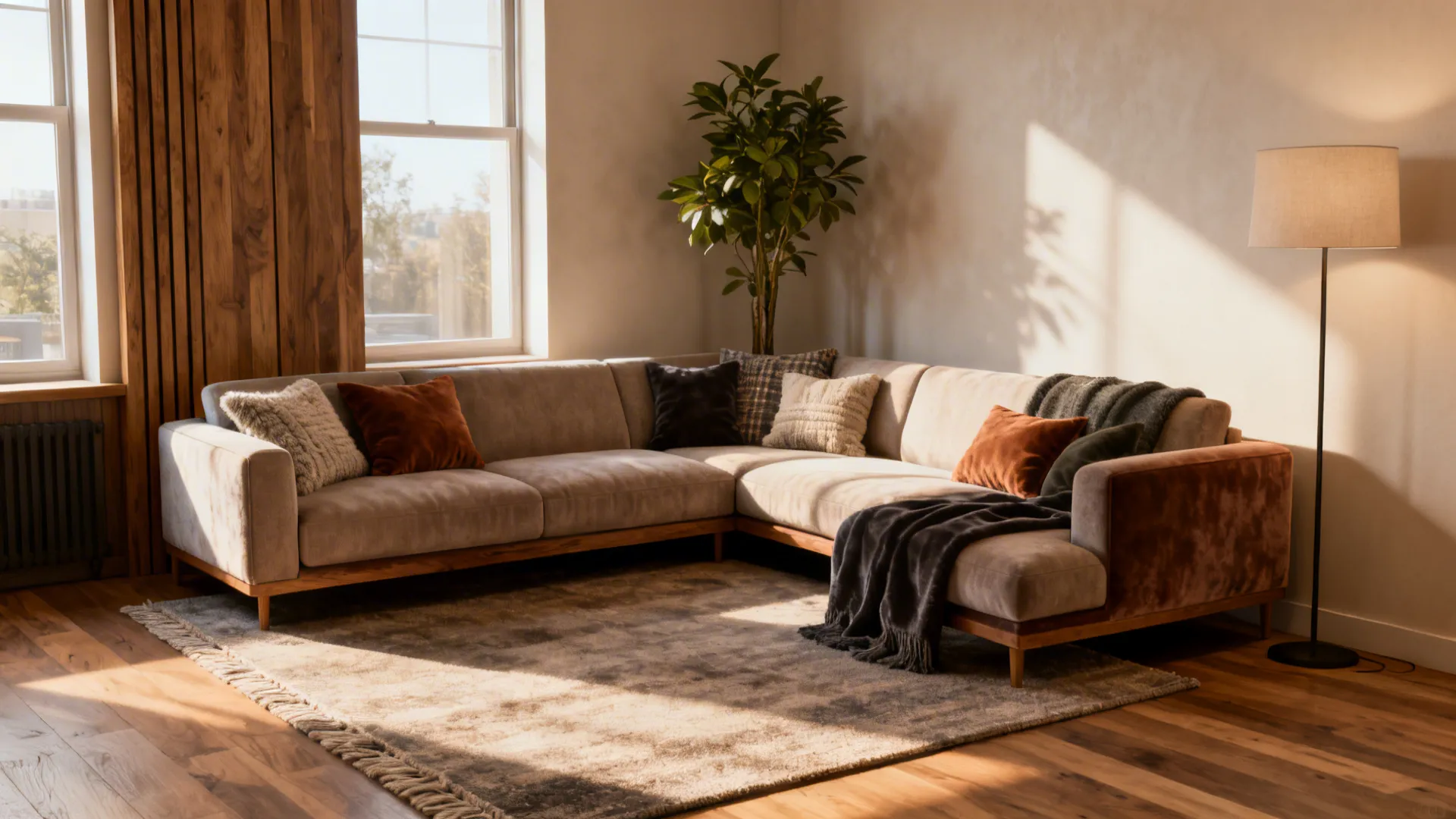 2. L-Shaped Arrangement (Mix-and-Match)