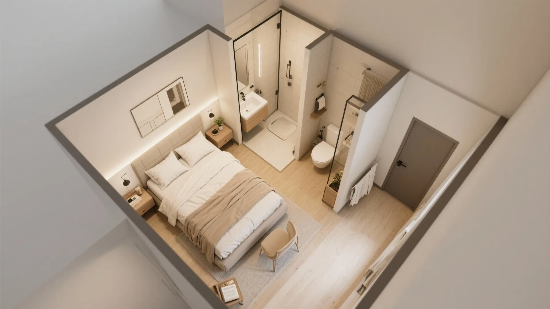 L-shaped Layout for Efficient Flow