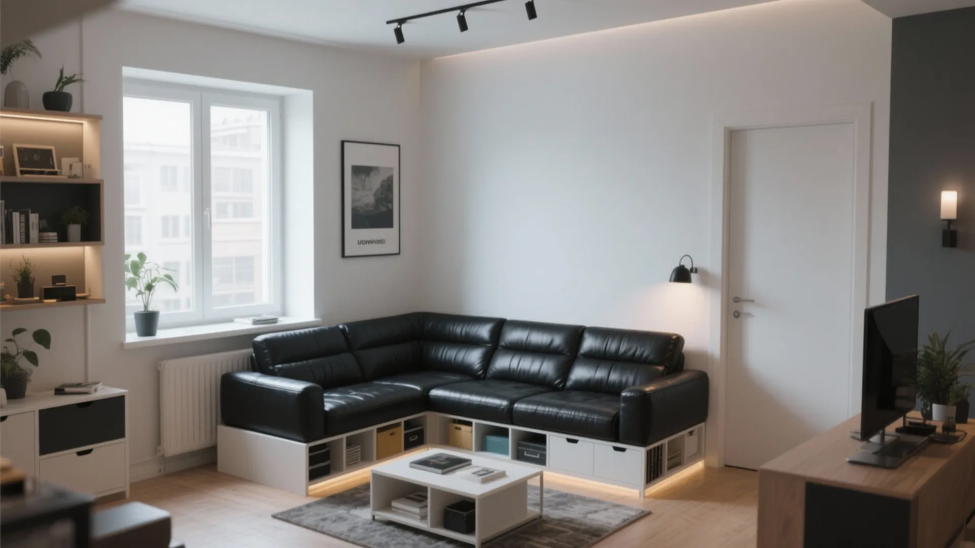 Compact L-Shaped Arrangement