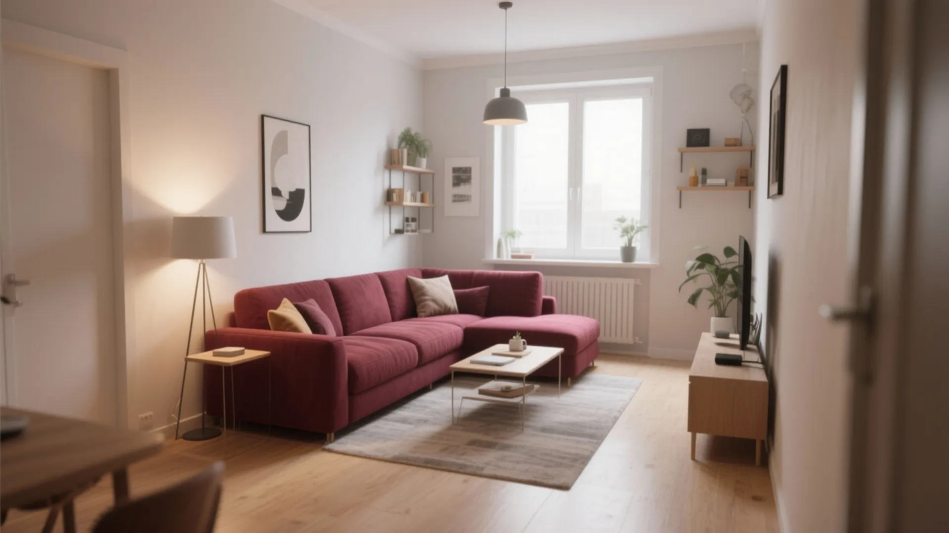 5. L-Shaped Layout to Maximize Space