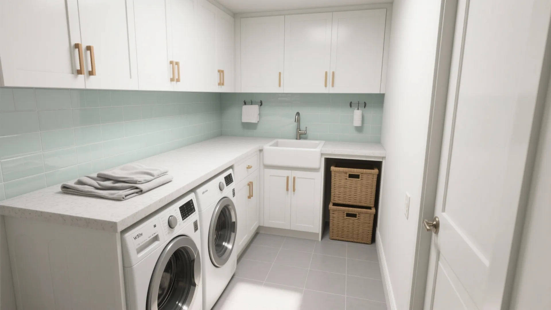 L-shaped flow for a tiny combo zone