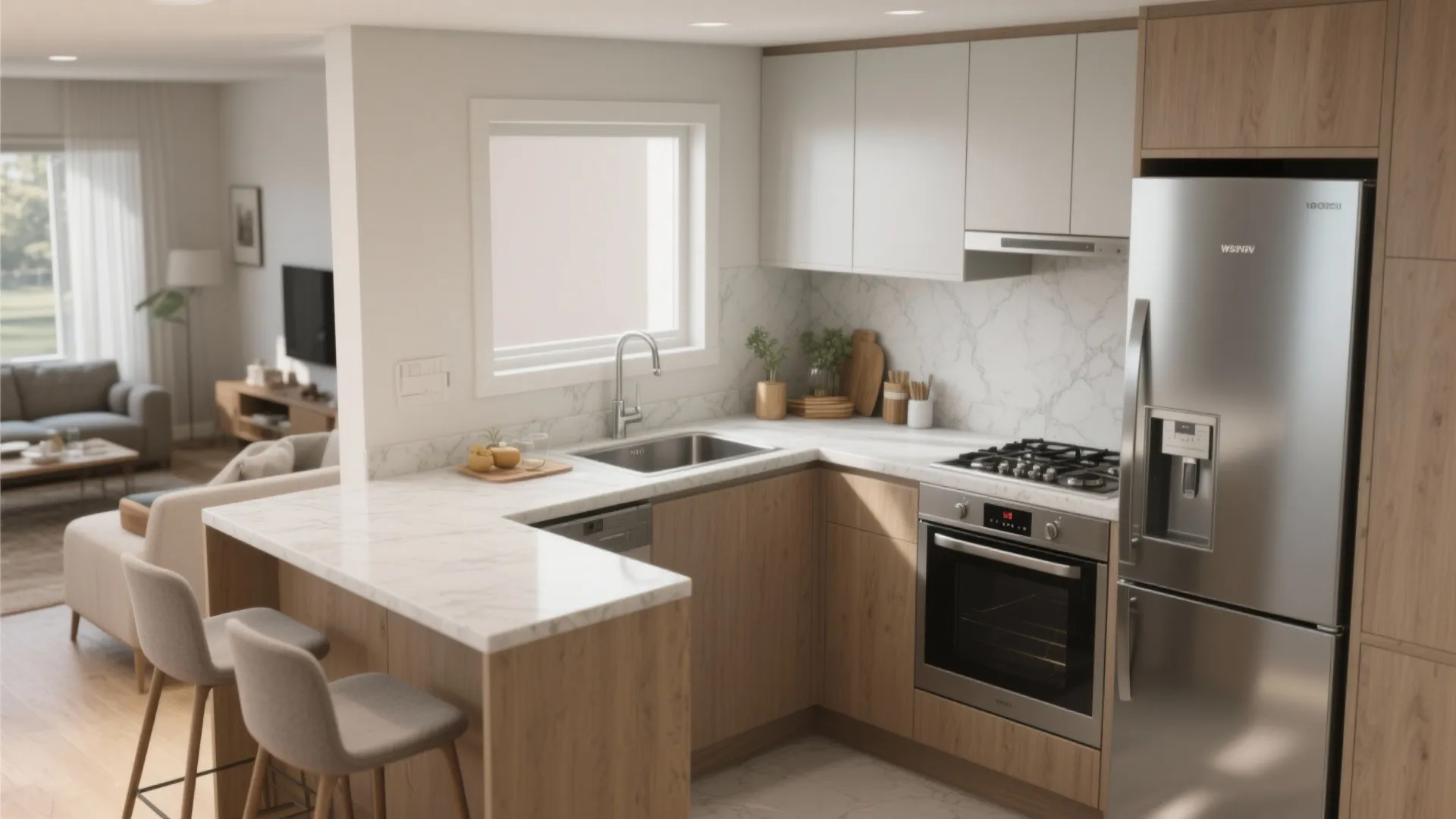 L-Shaped Compact Layout