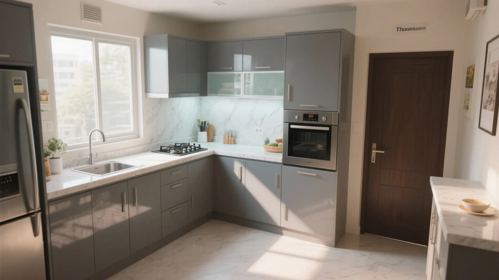 L‑Shaped Layout to Unlock Counter Space