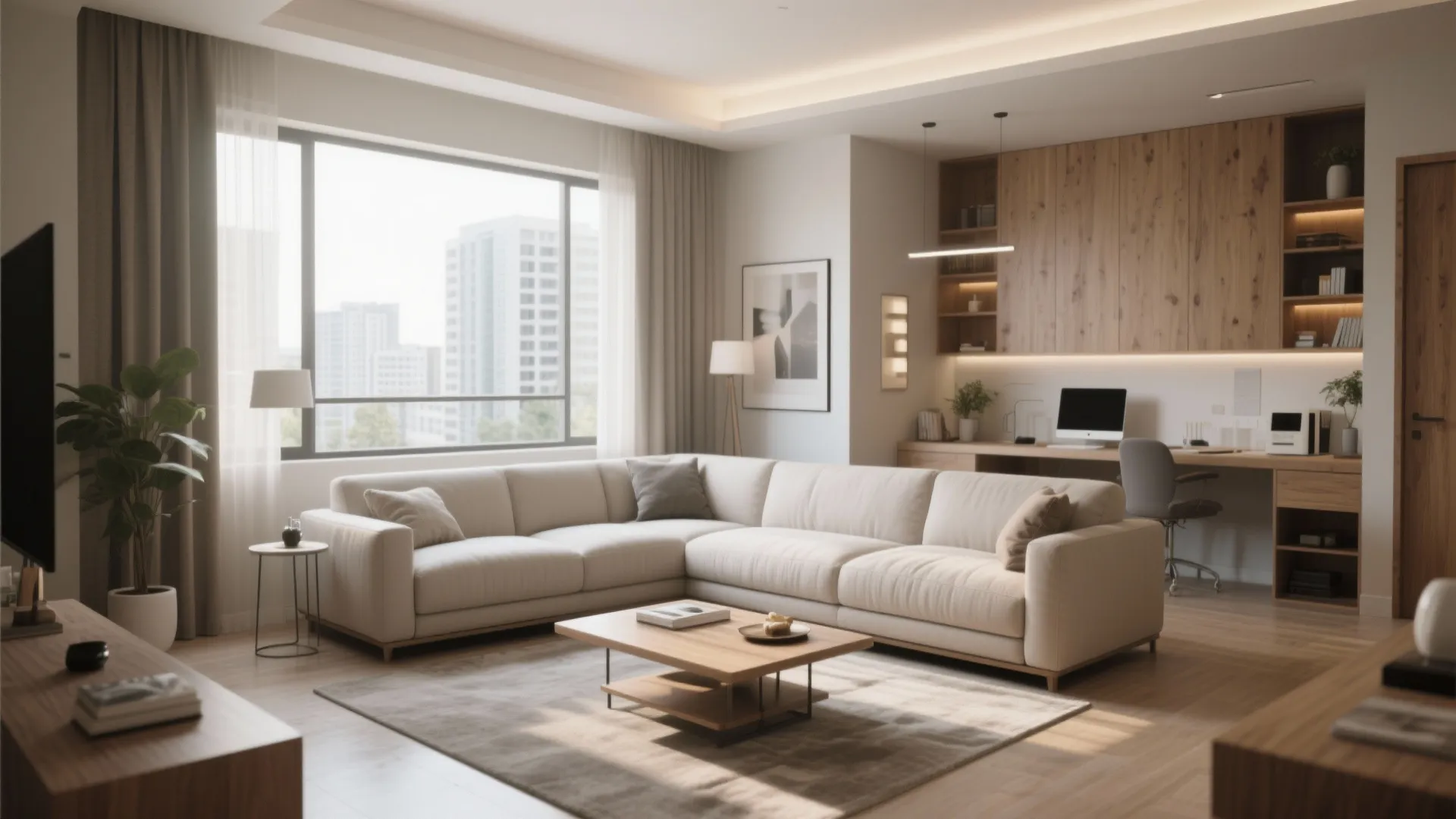 4. L-Shaped Layout Maximizing Corner Space