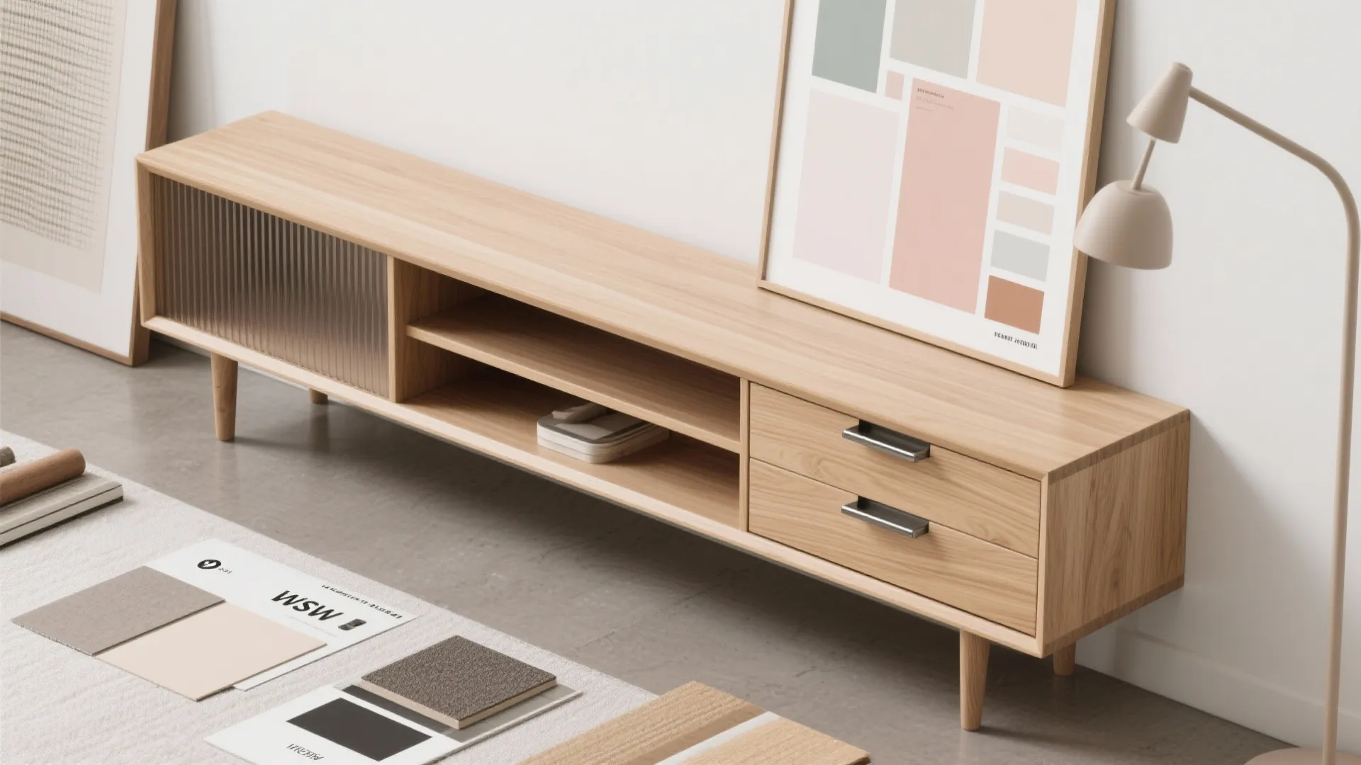 L-shaped Console Table for Corners