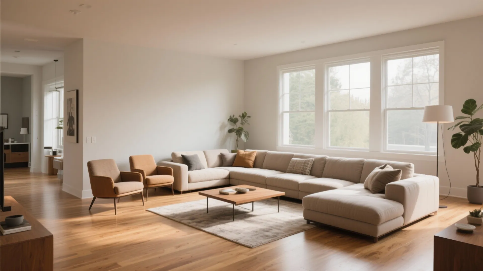 2. L-Shaped Conversation Layout