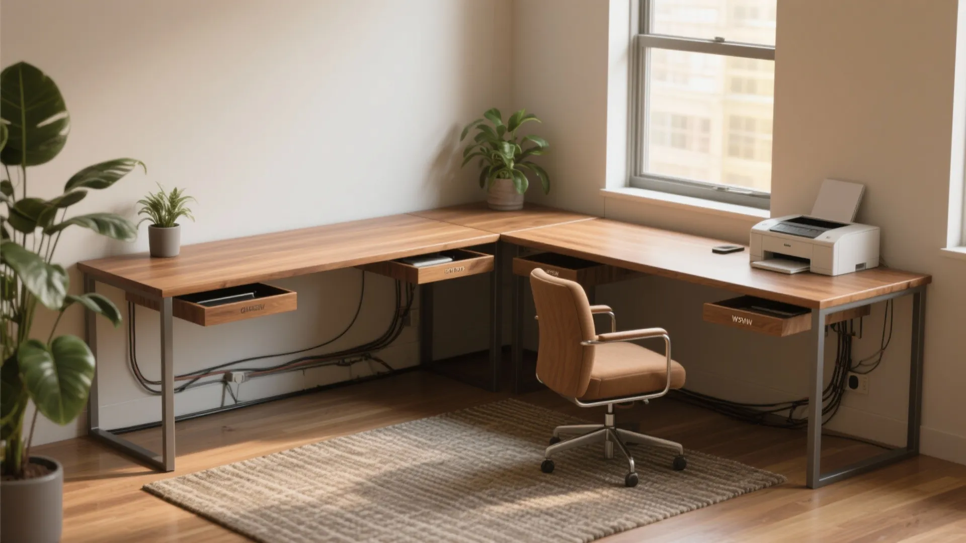 3. L-Shaped Corner Duo