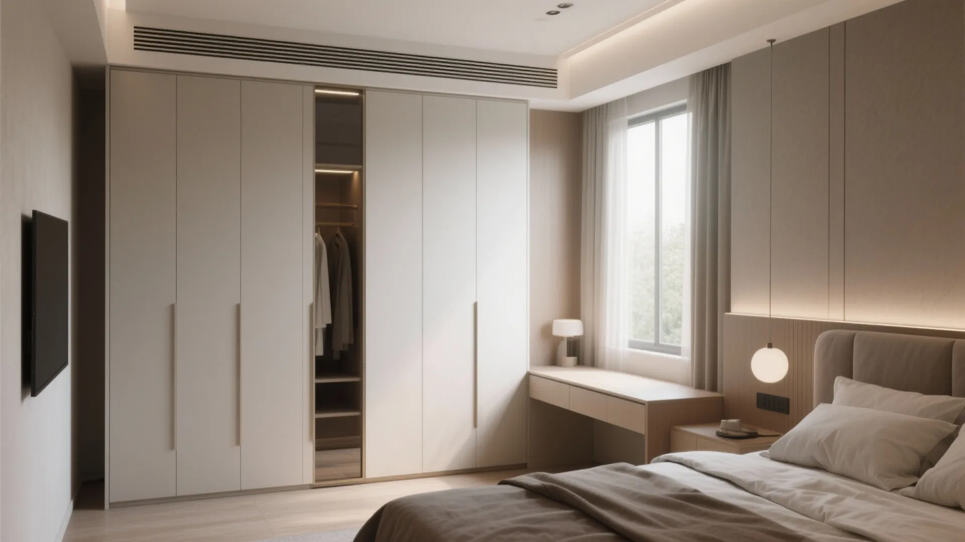 L-shaped Corner Wardrobe