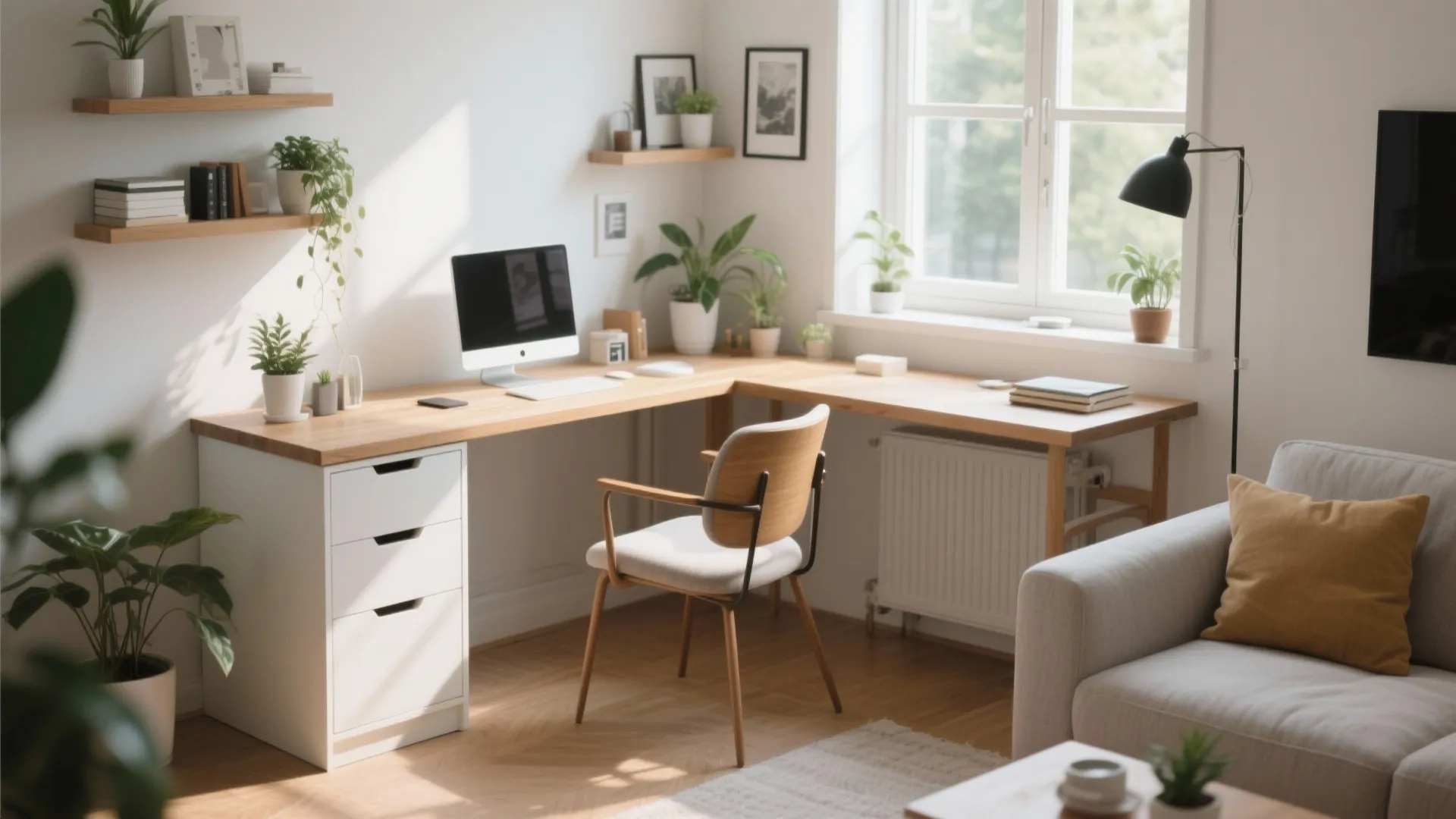 4. L-shaped Corner Desk