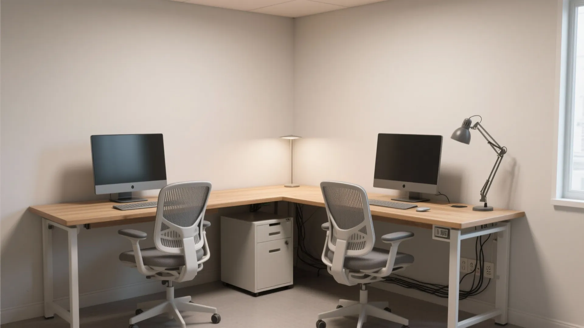 3) L-Shaped Desks and Corner-first Layouts