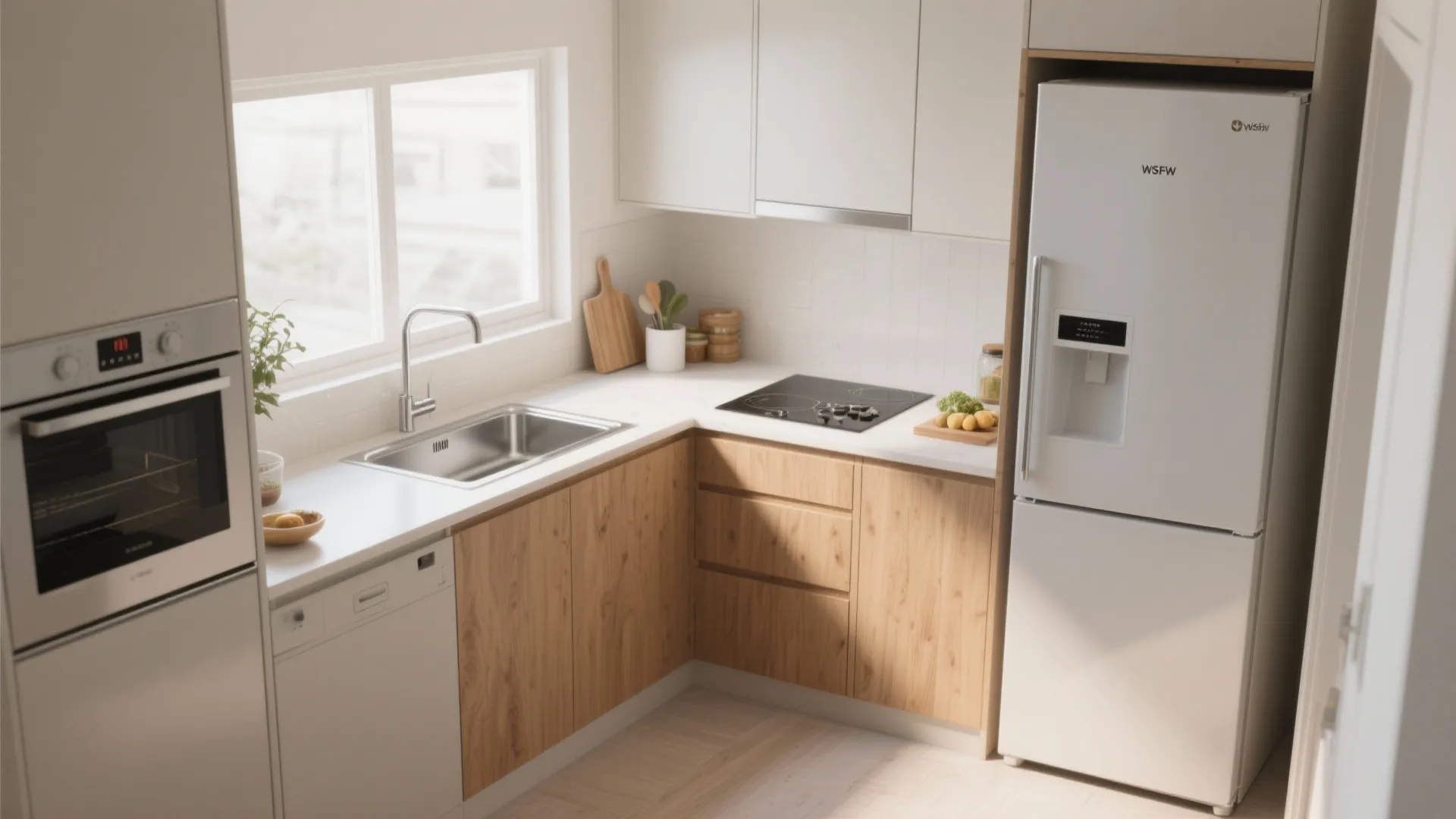 L-Shaped Layout for Corner Efficiency