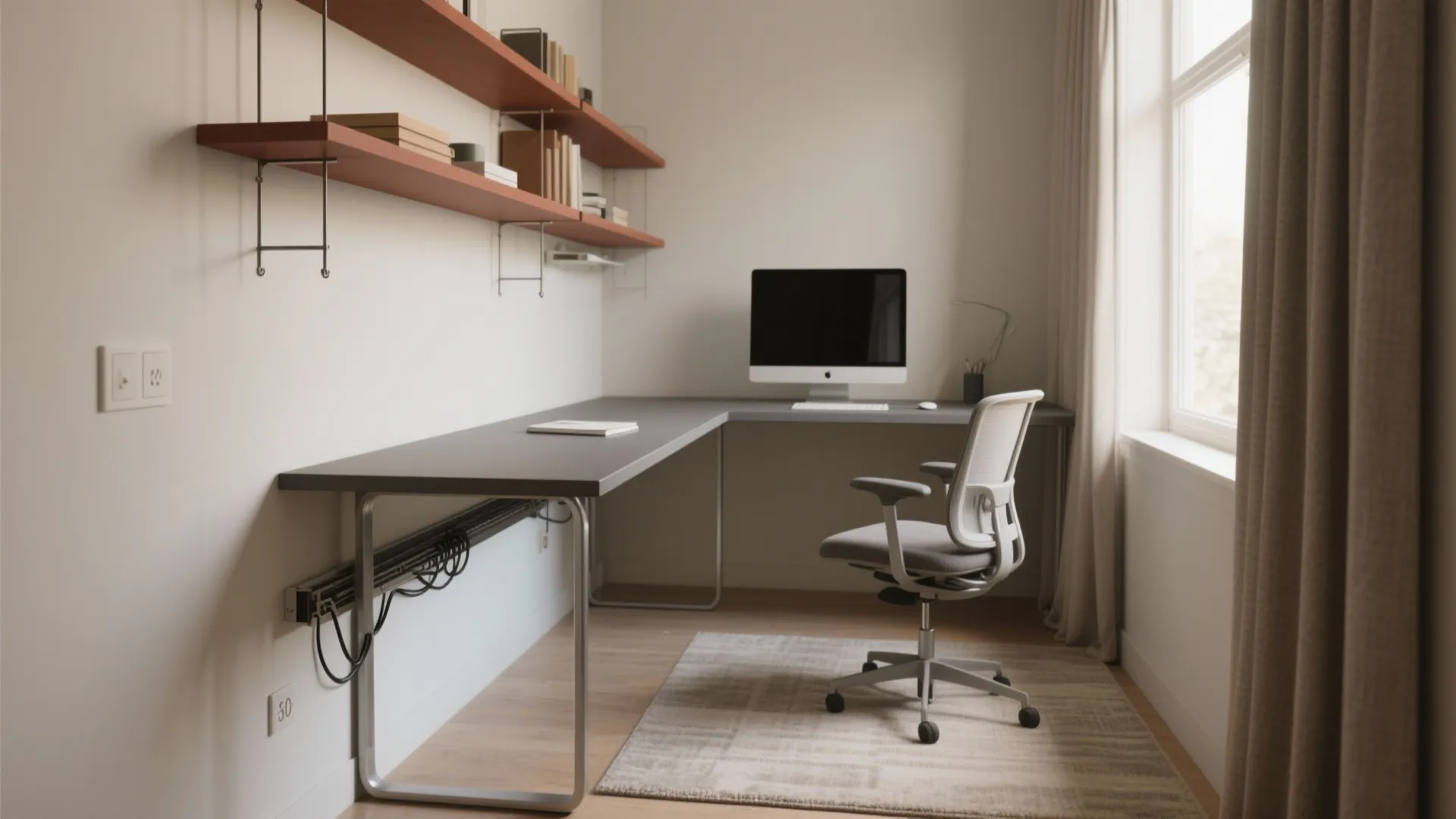 2) L-Shaped Desk to Unlock a Corner