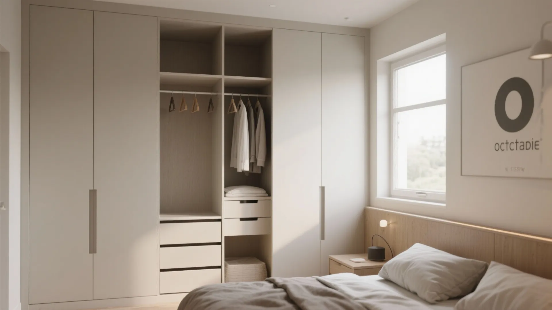 L-Shaped Corner Wardrobe