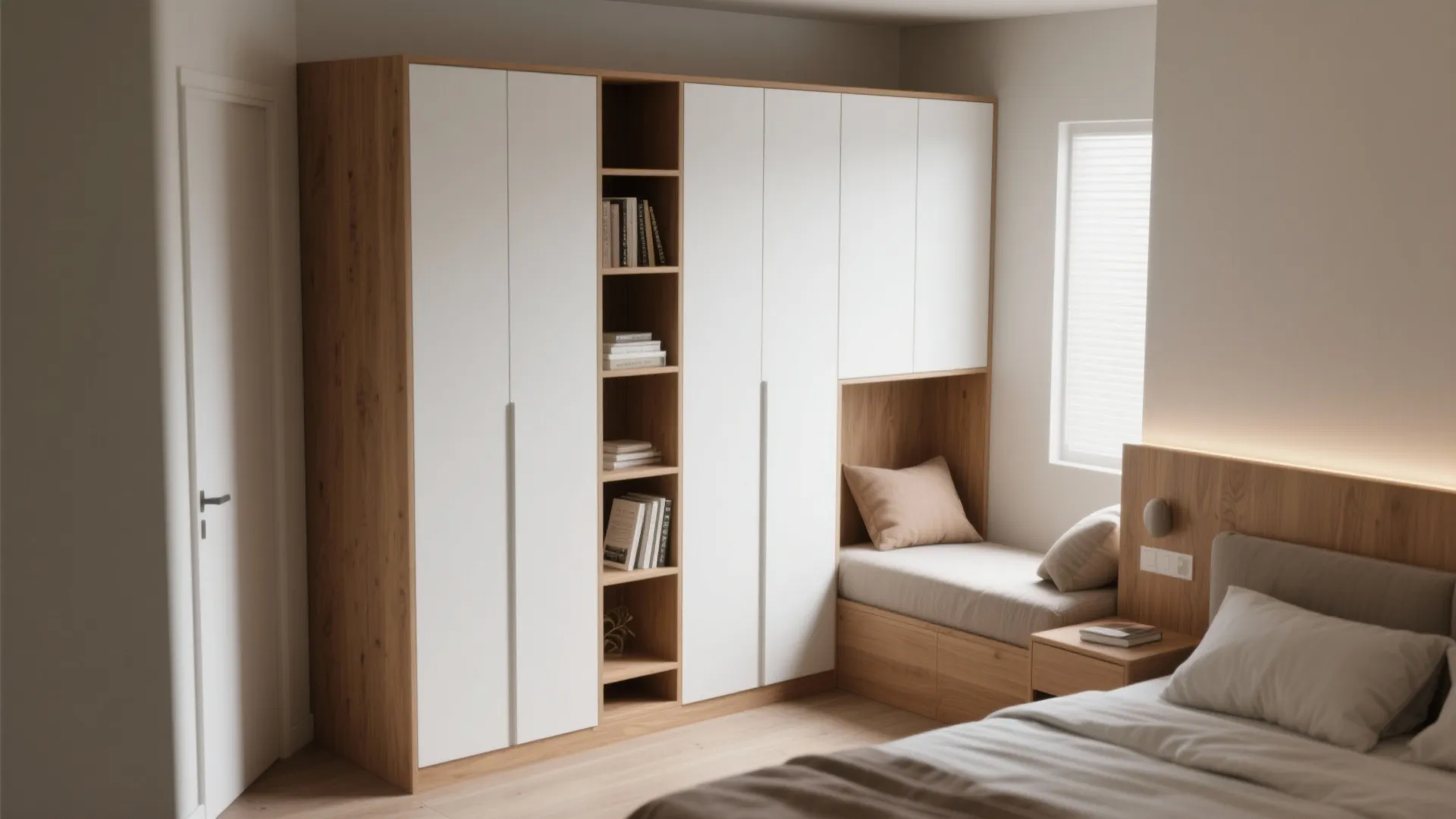 L-shaped Corner Wardrobe