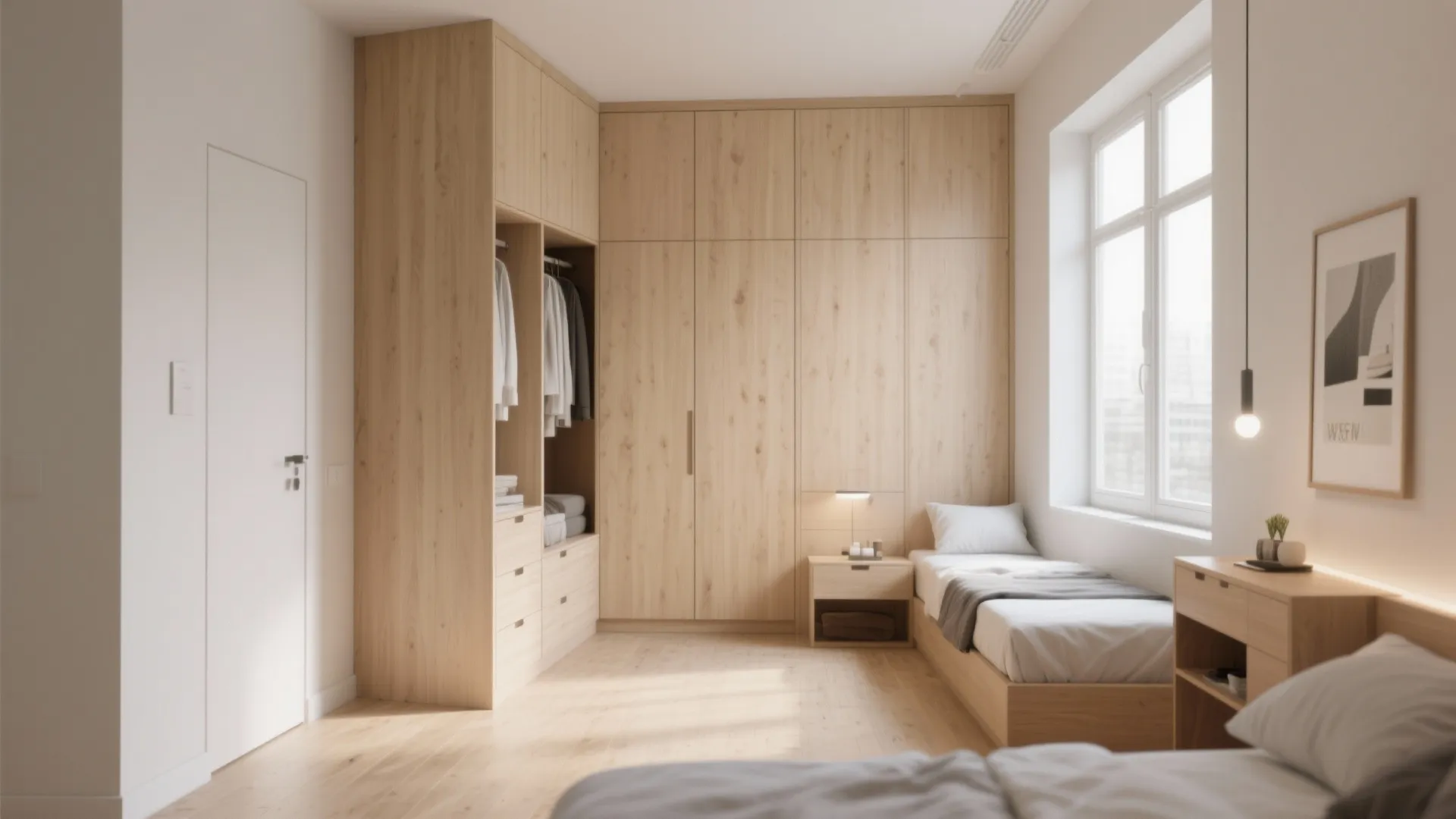 L-Shaped Corner Almari