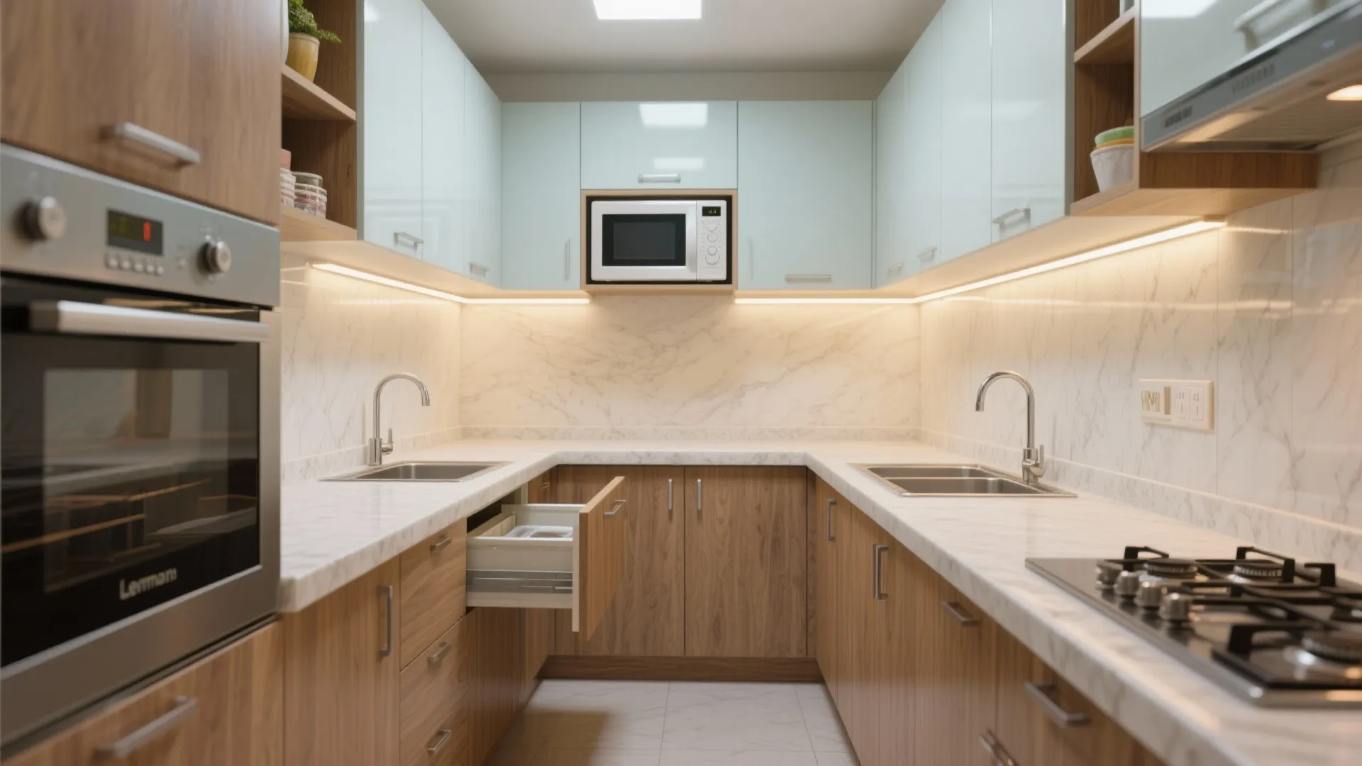 L-Shaped Layout to Unlock Counter Space