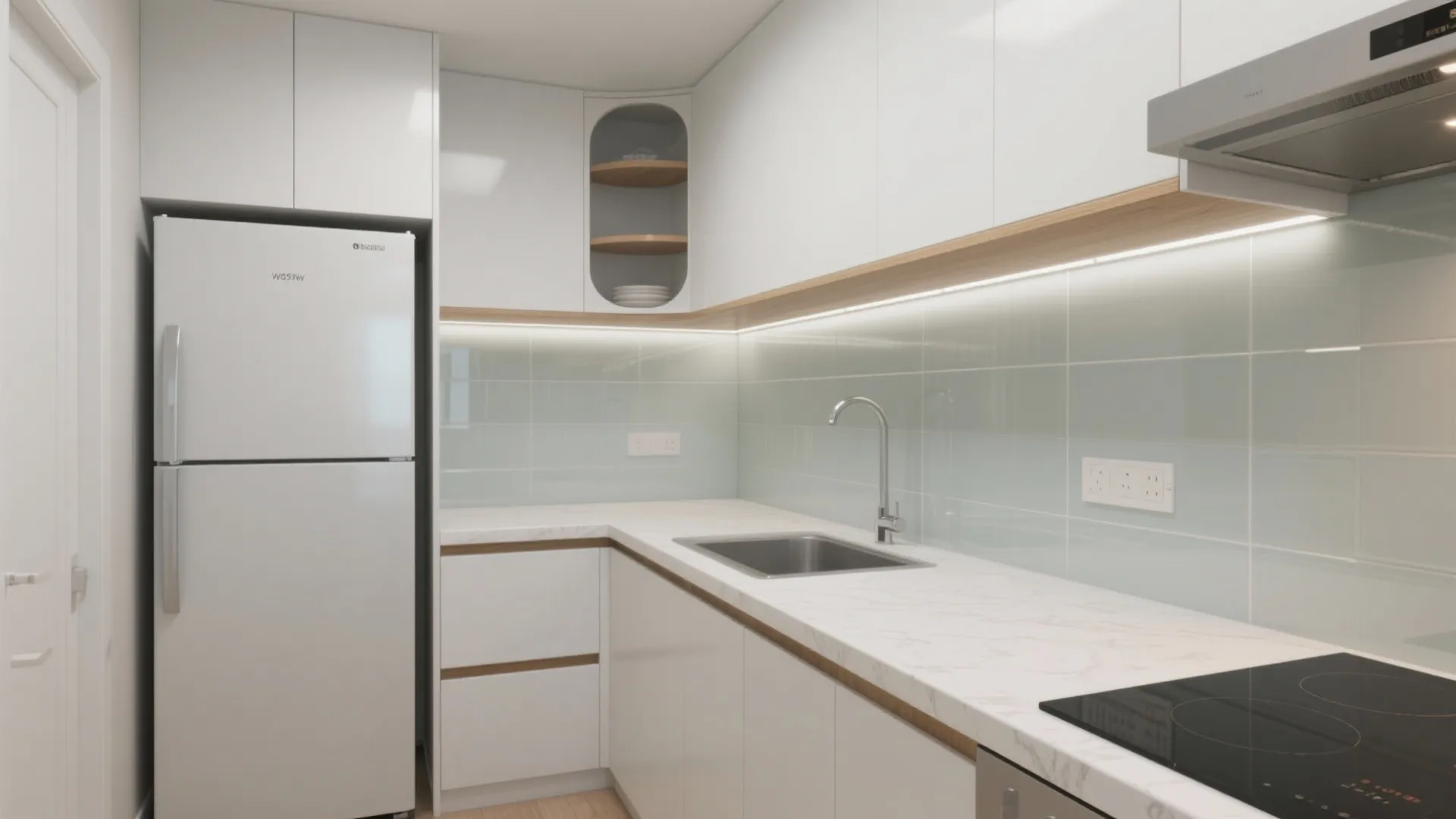 L-Shaped Layout to Unlock Counter Space