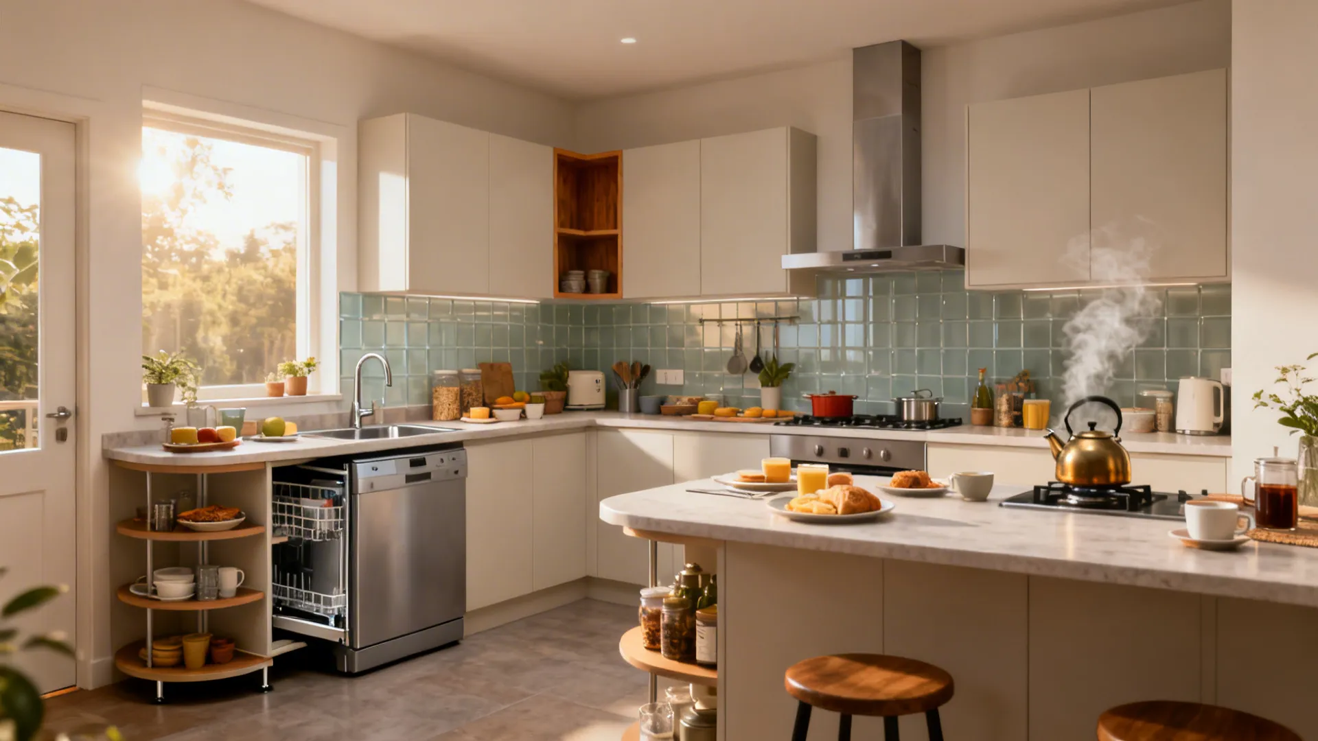 L-shaped layouts that unlock more counter and corner storage