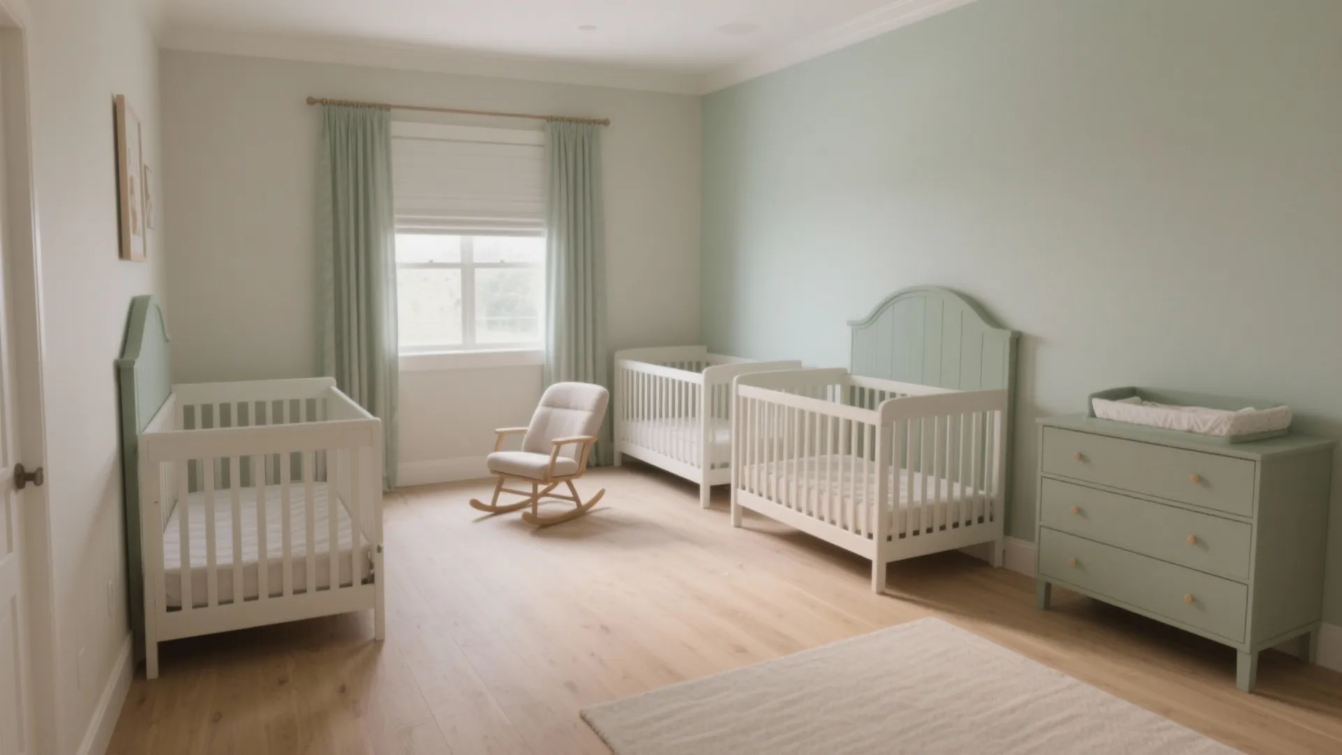 L-Shaped Crib Layout to Maximize Floor Space