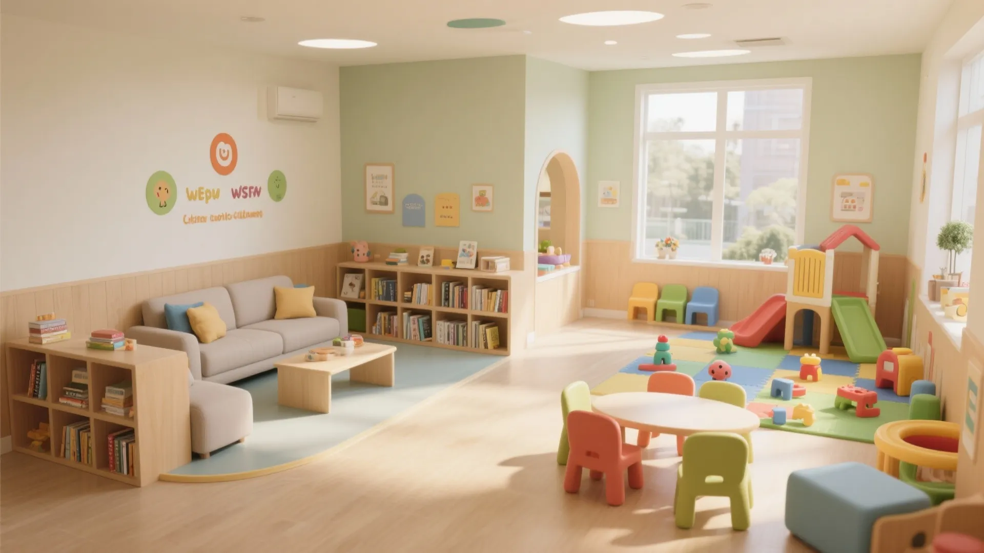 6. L-Shaped Play Layout