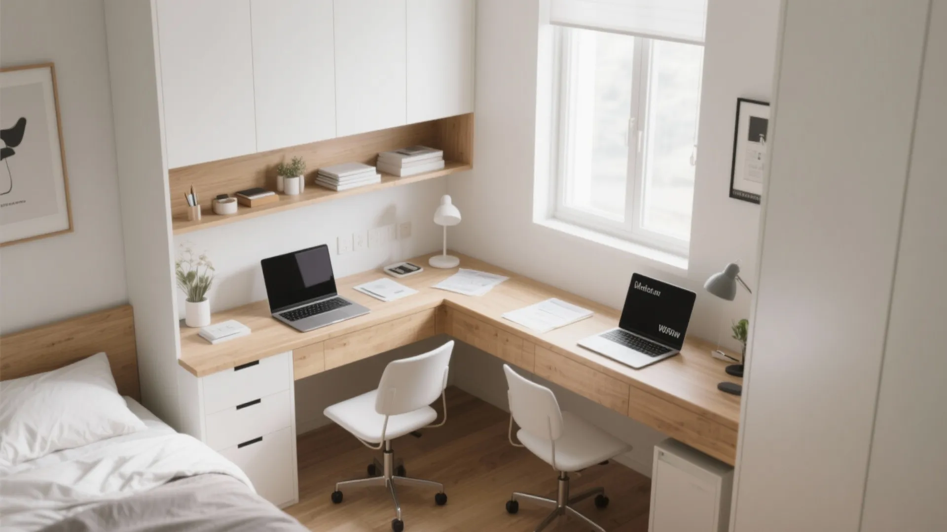 5. L-Shaped Desk in the Corner